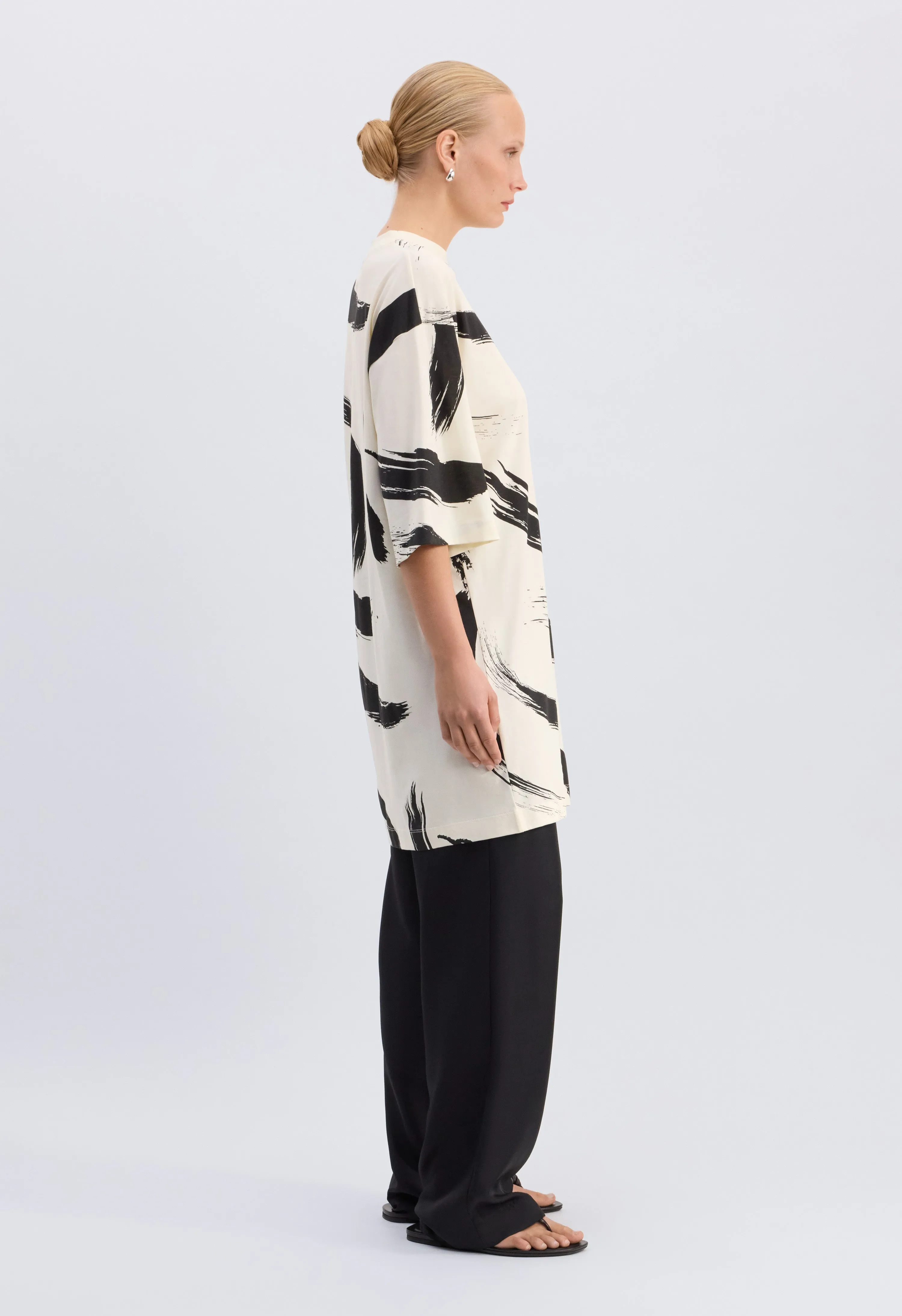 RAFA Supima cotton t-shirt dress sold by Loulou De Saison product image thumbnail 3