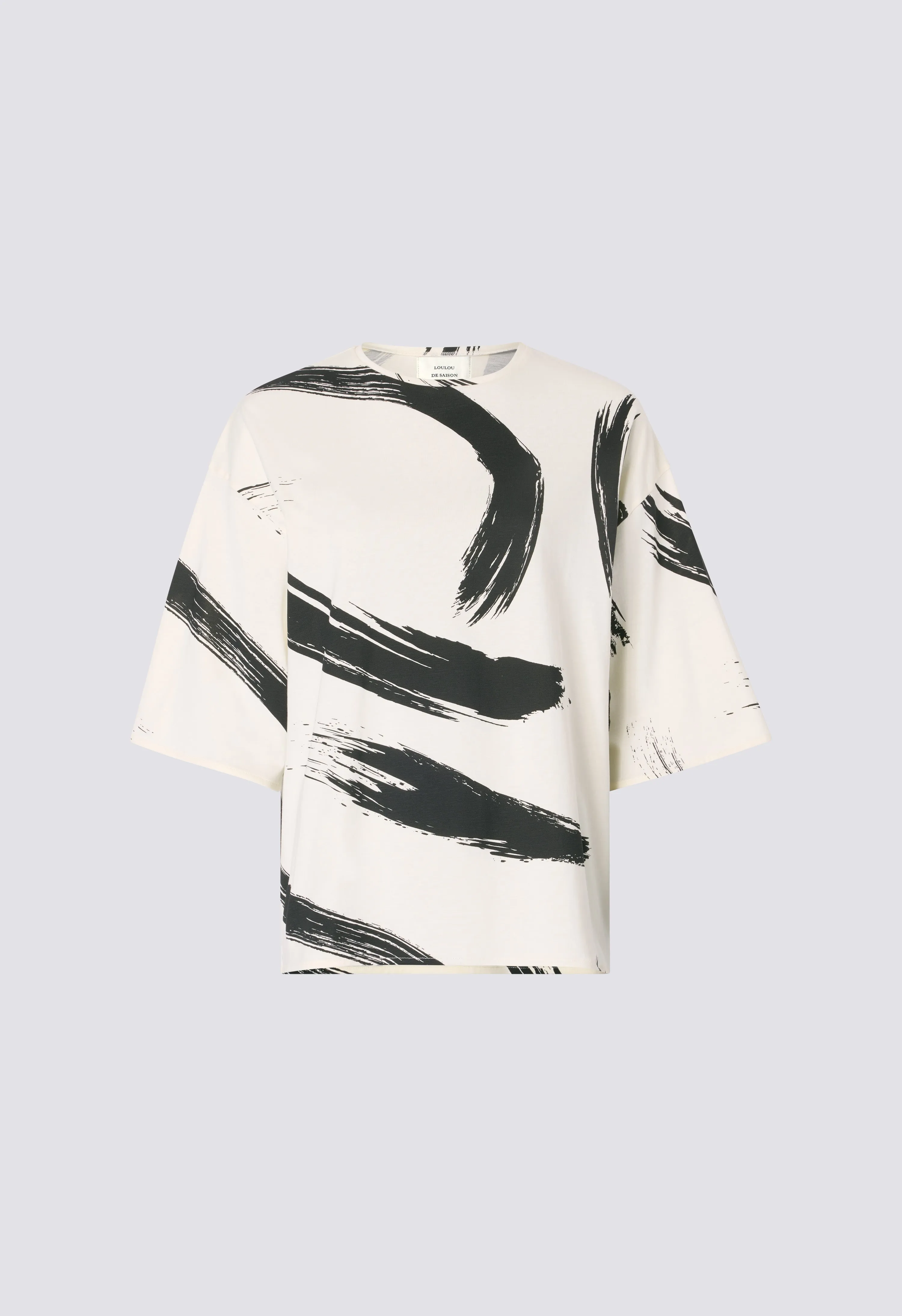 HALBER Printed Supima cotton t-shirt sold by Loulou De Saison product image thumbnail 2
