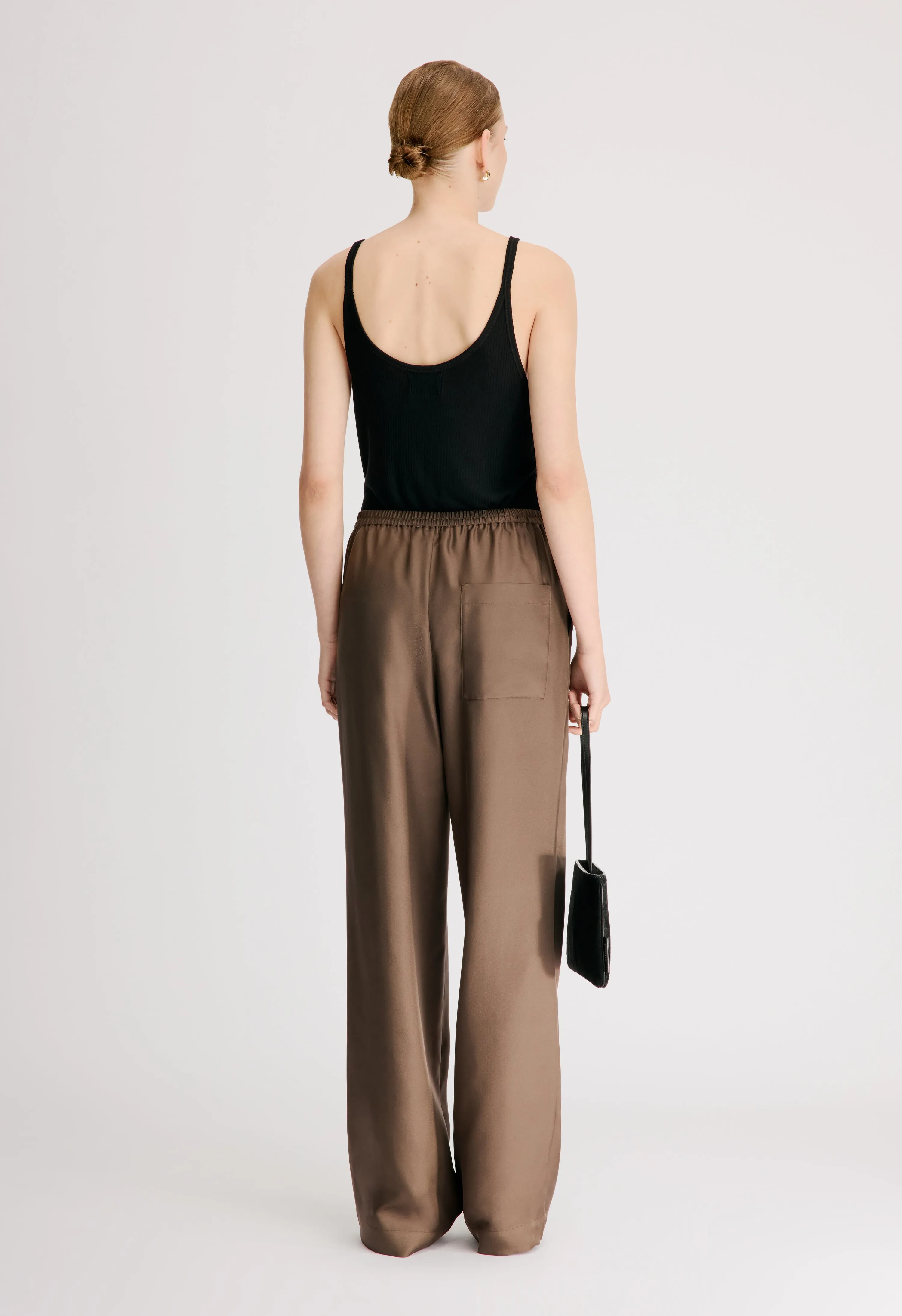 ALERA LDS PANT Silk twill trousers sold by Loulou De Saison product image thumbnail 5