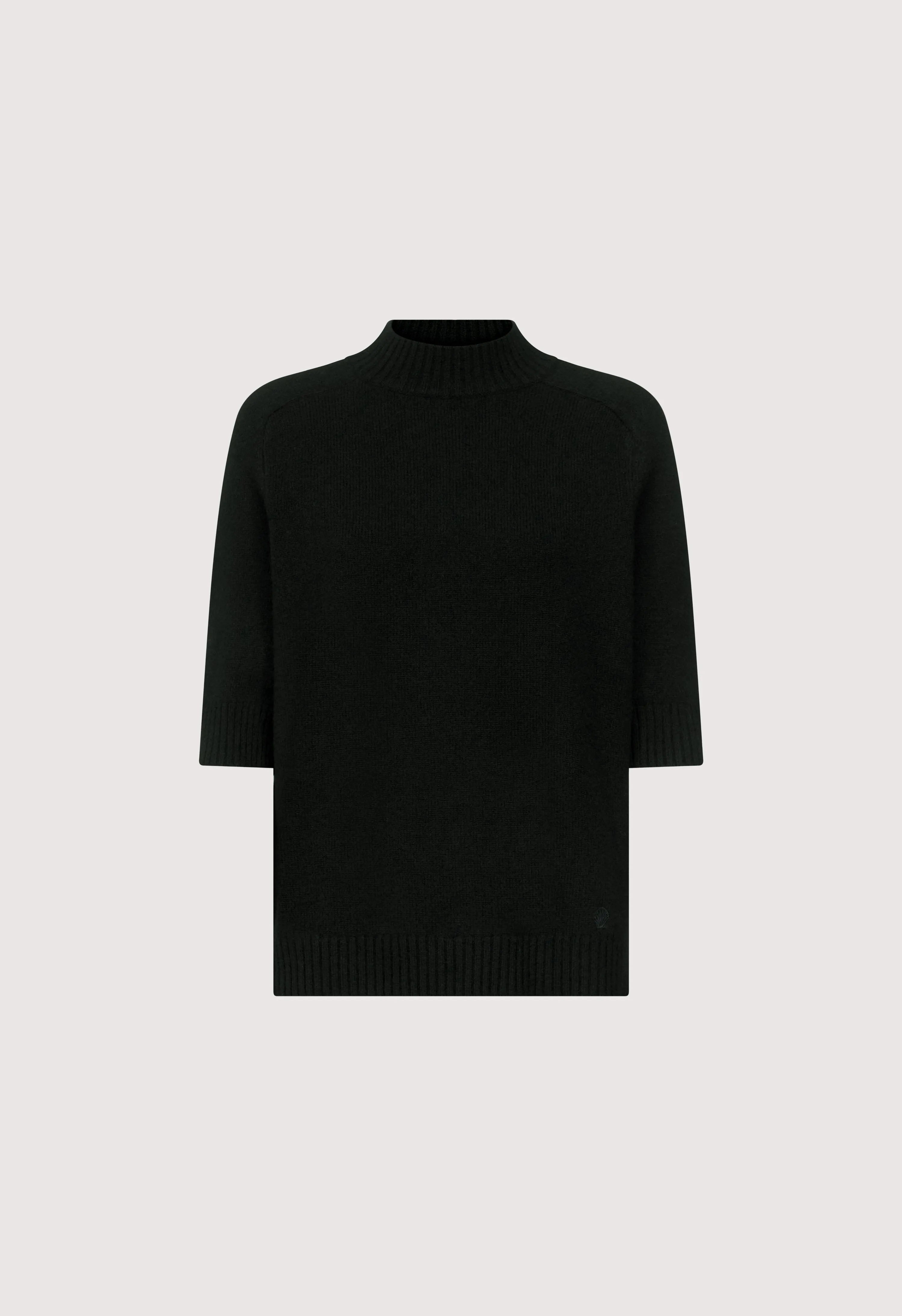RUTH Stand collar cashmere top sold by Loulou De Saison product image thumbnail 2