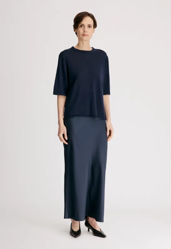 NALA LDS Fine knit cashmere top made by Loulou De Saison