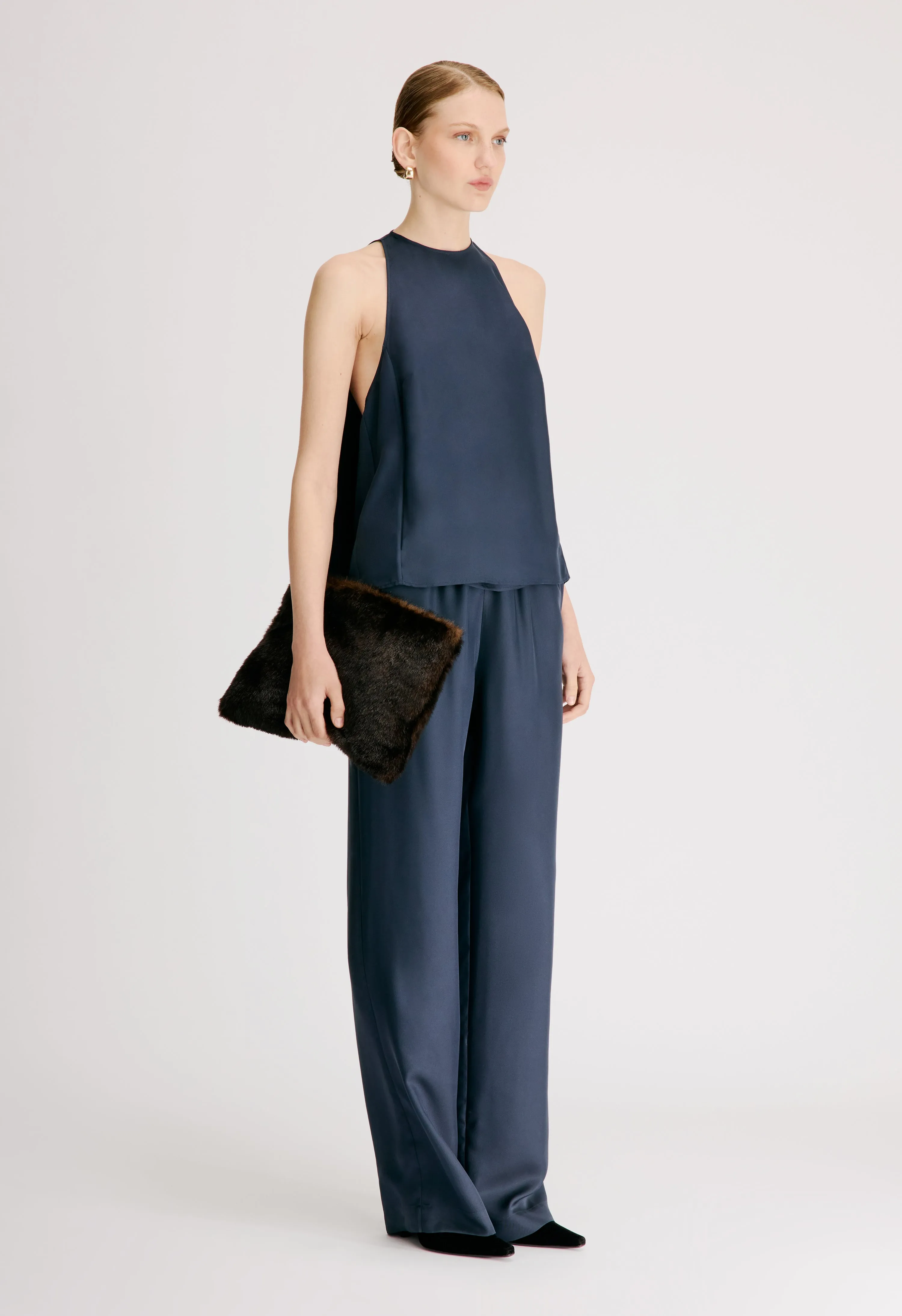 CAMI Silk twill cape top sold by Loulou De Saison product image thumbnail 3