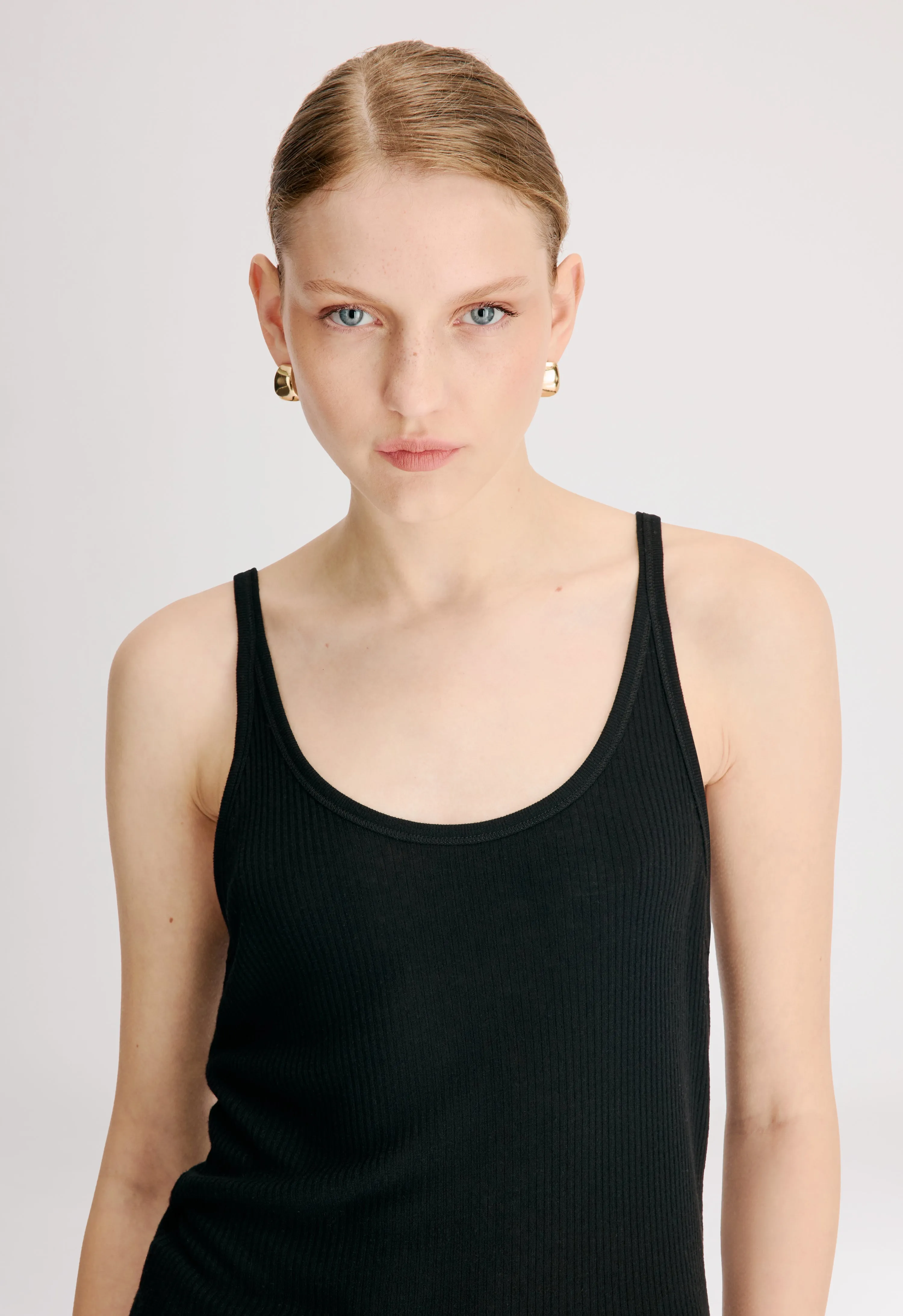 RONI Rib jersey tank top sold by Loulou De Saison product image thumbnail 4