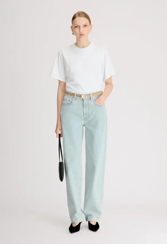 SAMUR LDS Organic denim boyfriend jeans made by Loulou De Saison