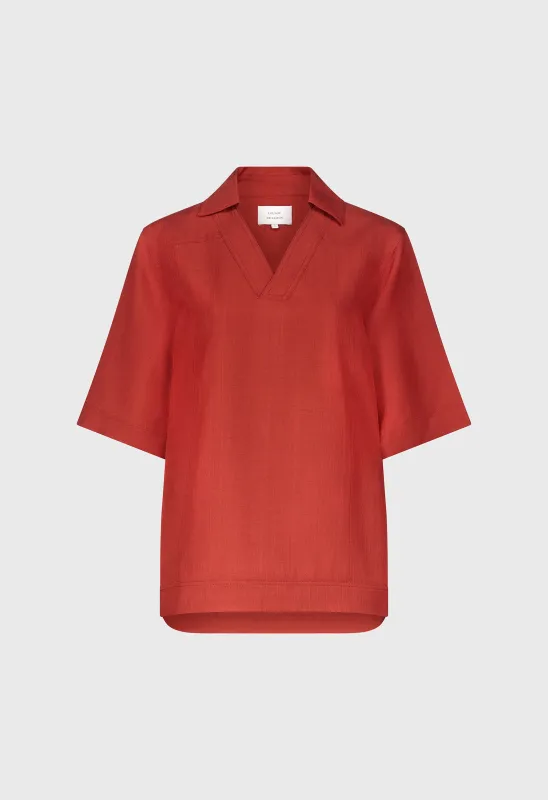 ERMO Oversized polo shirt made by Loulou De Saison