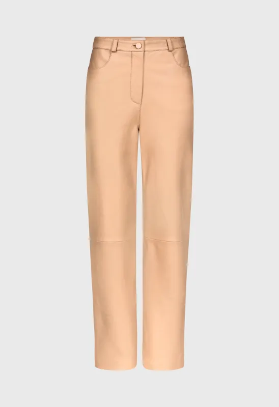COBE LDS Leather trousers made by Loulou De Saison