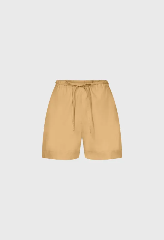 MALONE Cotton poplin shorts made by Loulou De Saison