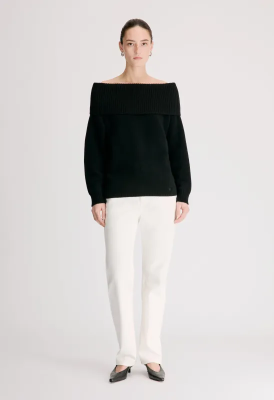 SIBYL Off the shoulder sweater made by Loulou De Saison