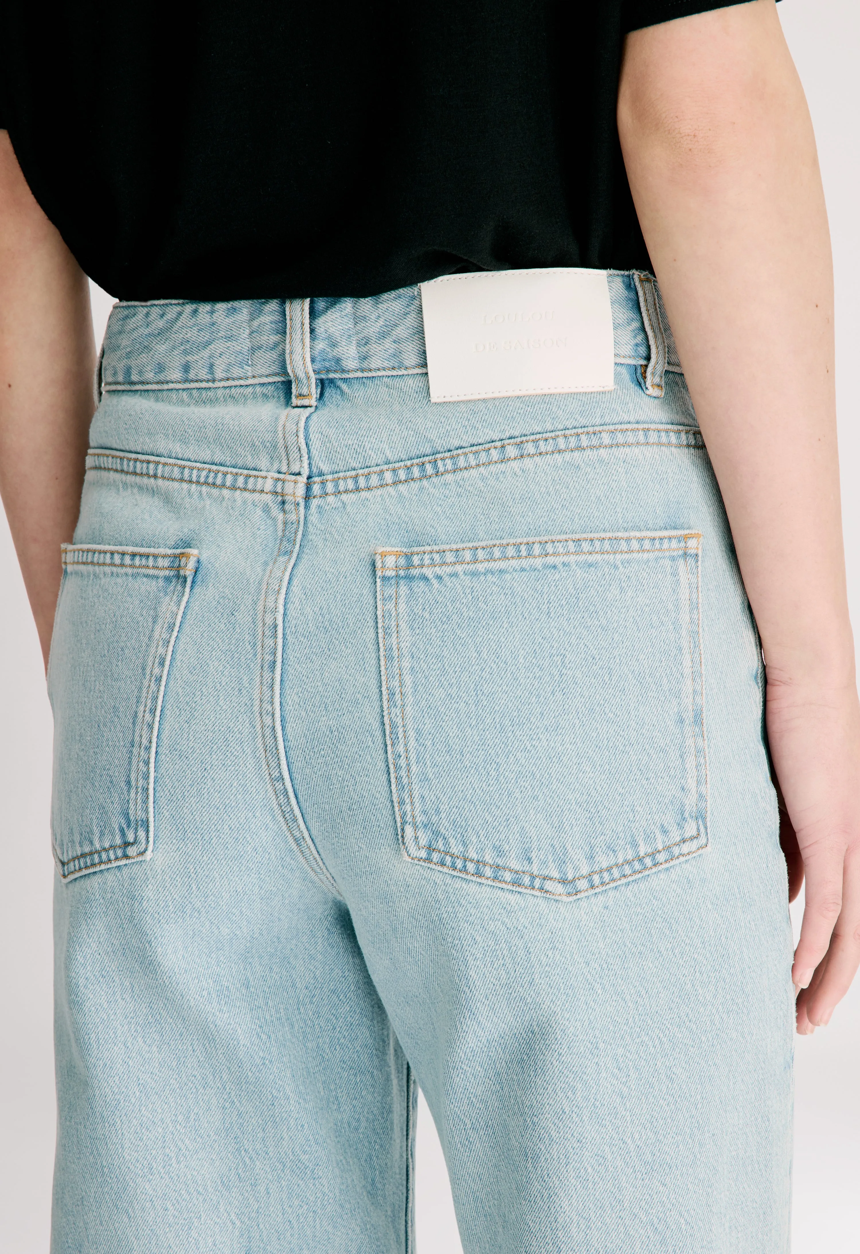 MICO Wide leg jeans sold by Loulou De Saison product image thumbnail 4