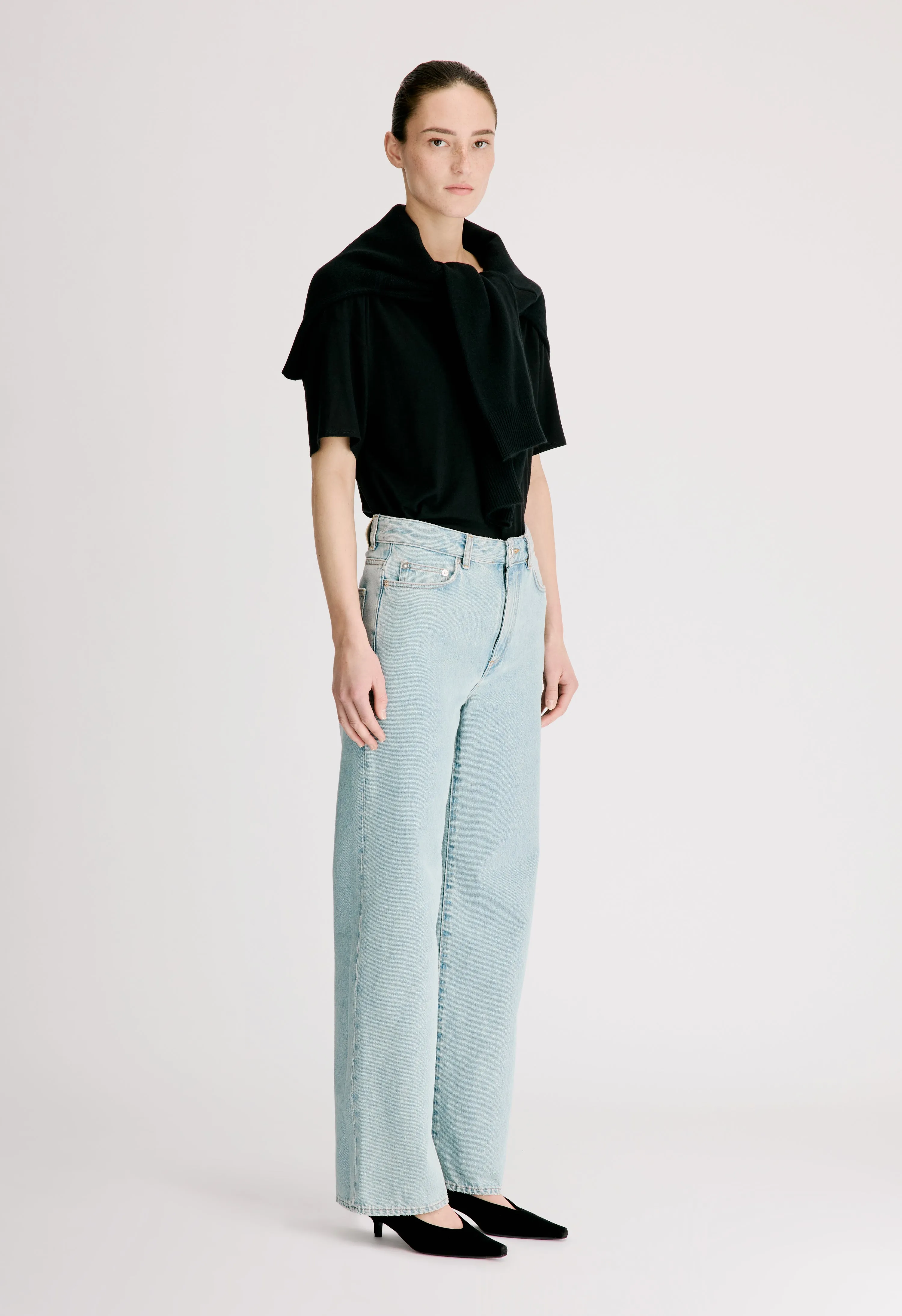 MICO Wide leg jeans sold by Loulou De Saison product image thumbnail 3