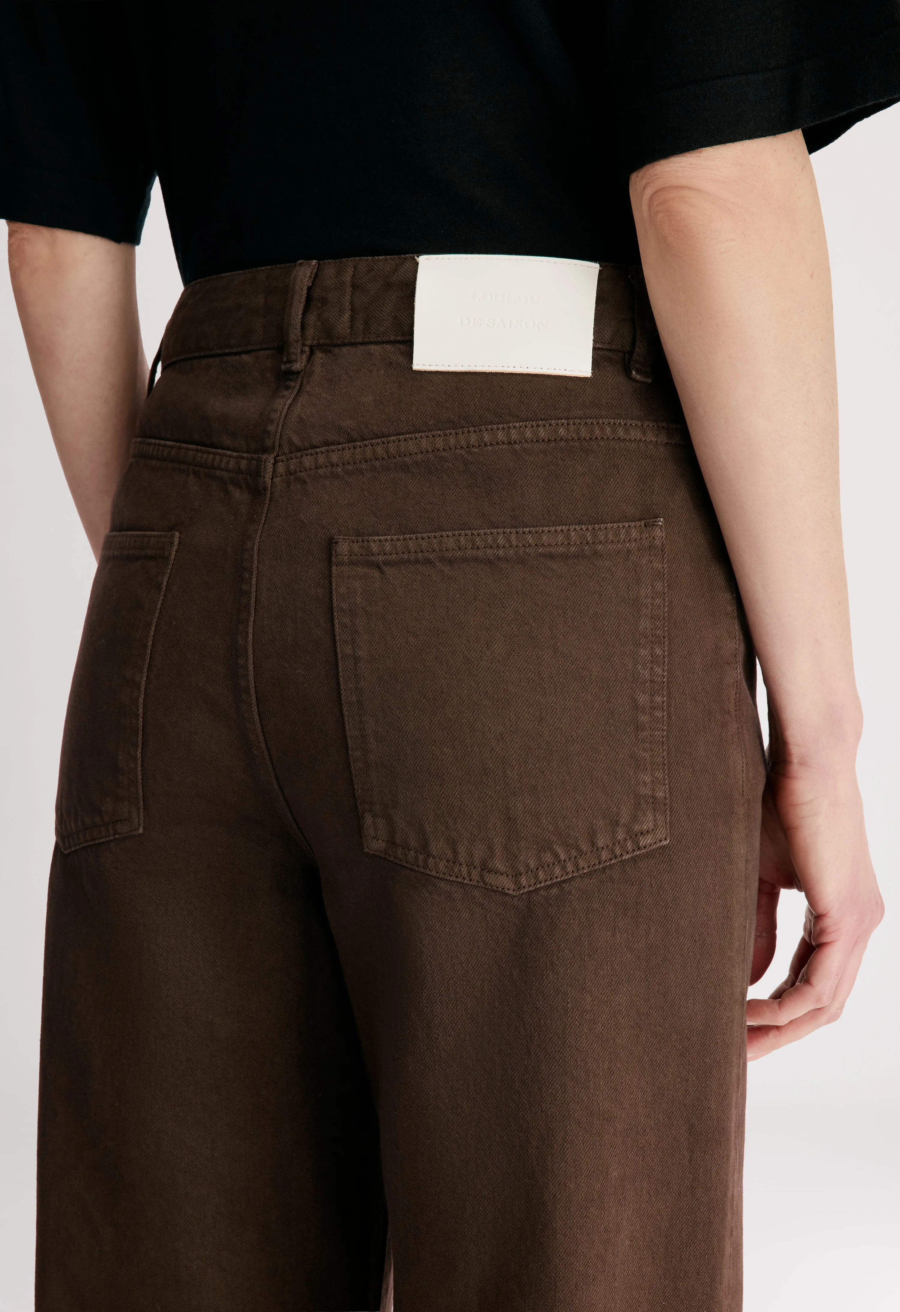 MICO Wide leg jeans sold by Loulou De Saison product image thumbnail 4