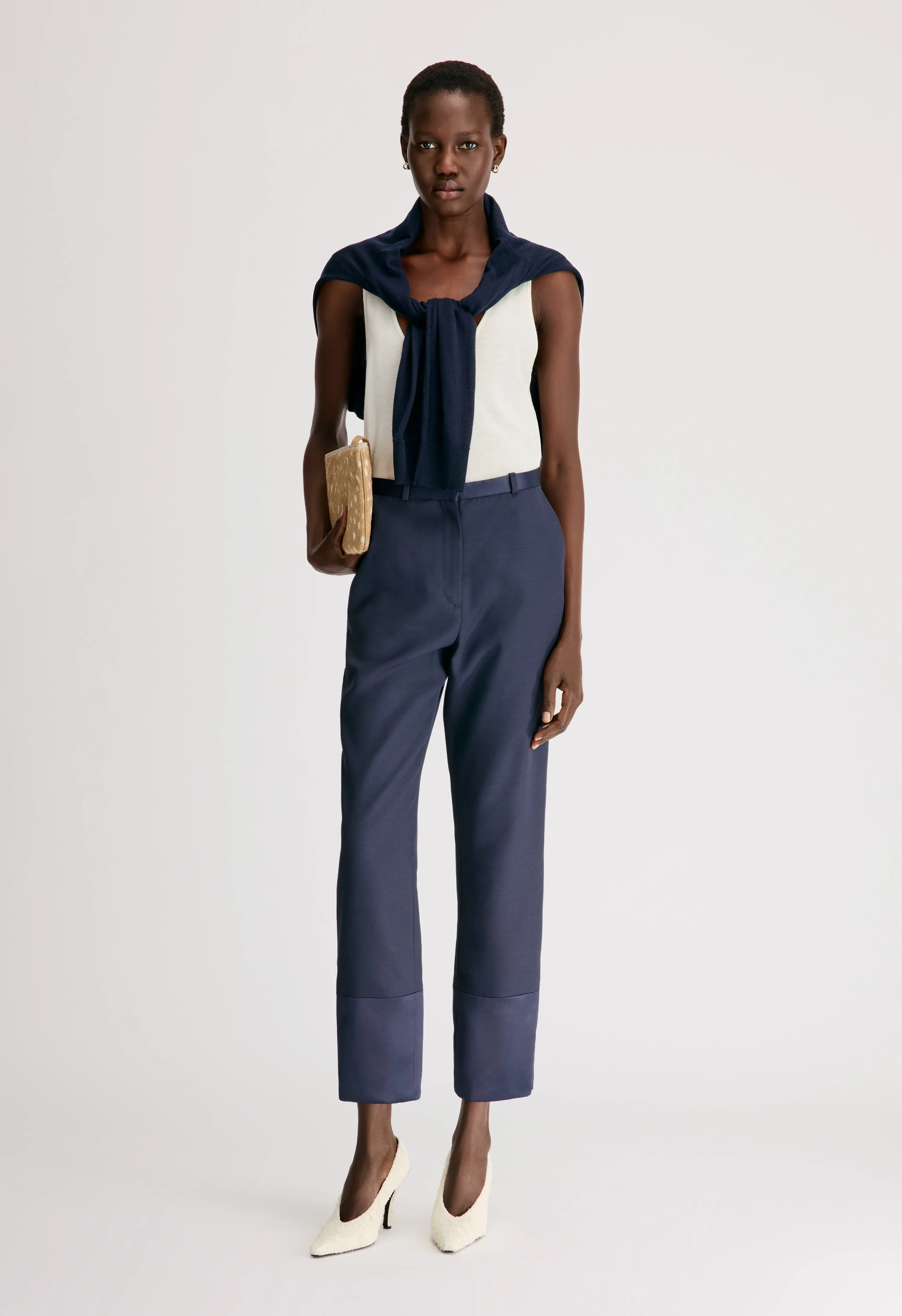 MAHONEY LDS Straight leg trousers sold by Loulou De Saison