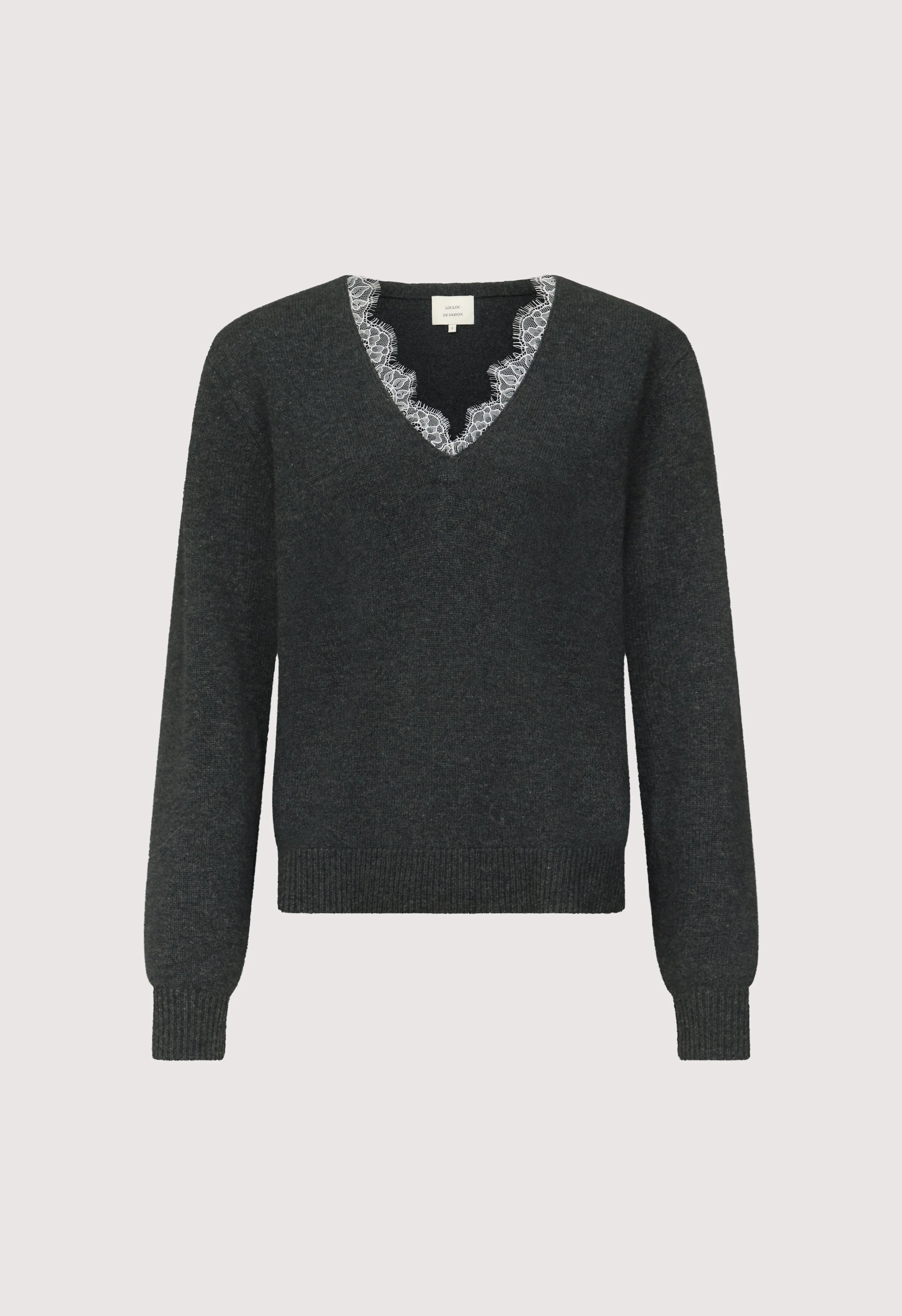 LEYLA Lace trim sweater sold by Loulou De Saison product image thumbnail 2