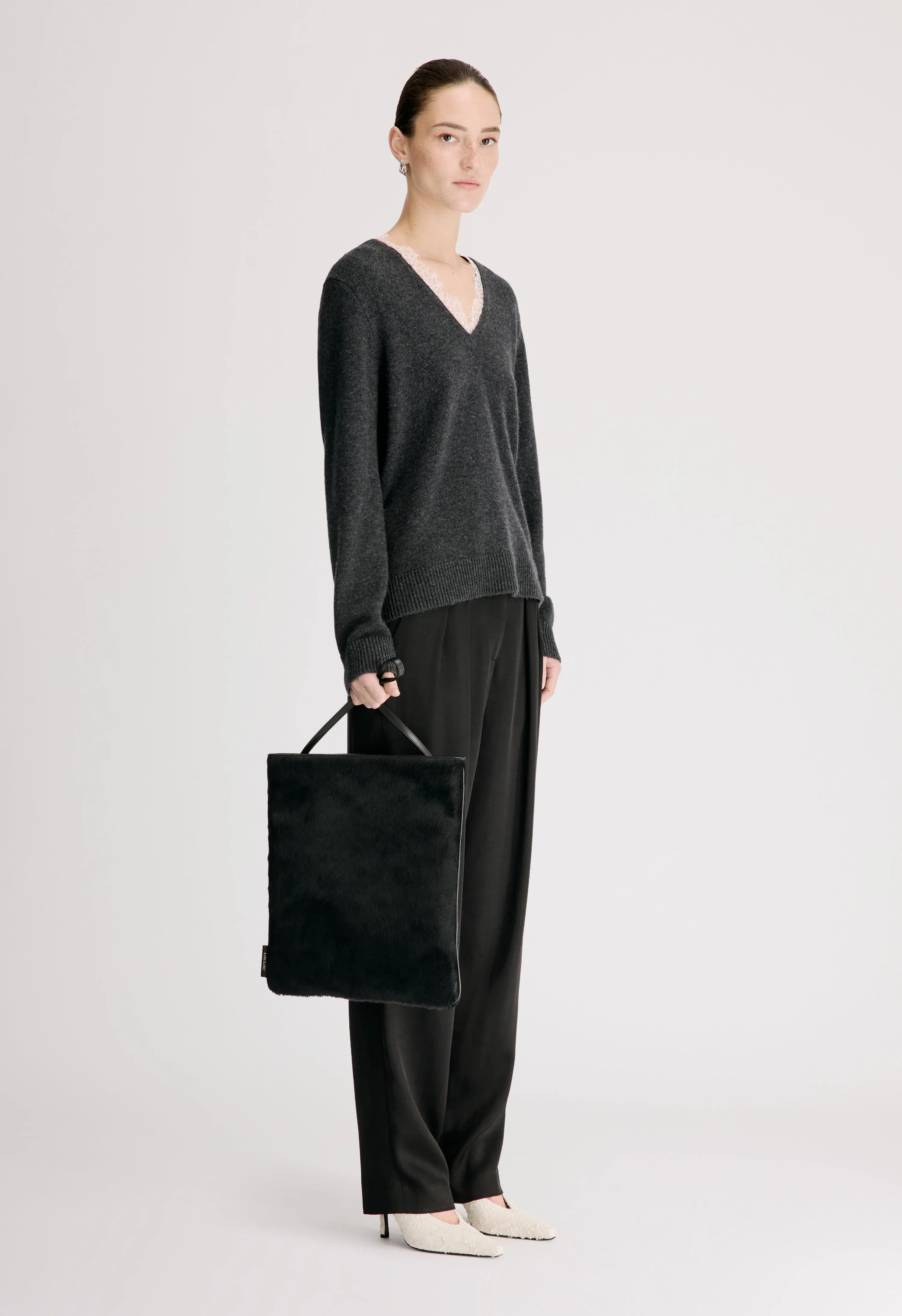 LEYLA Lace trim sweater sold by Loulou De Saison product image thumbnail 3