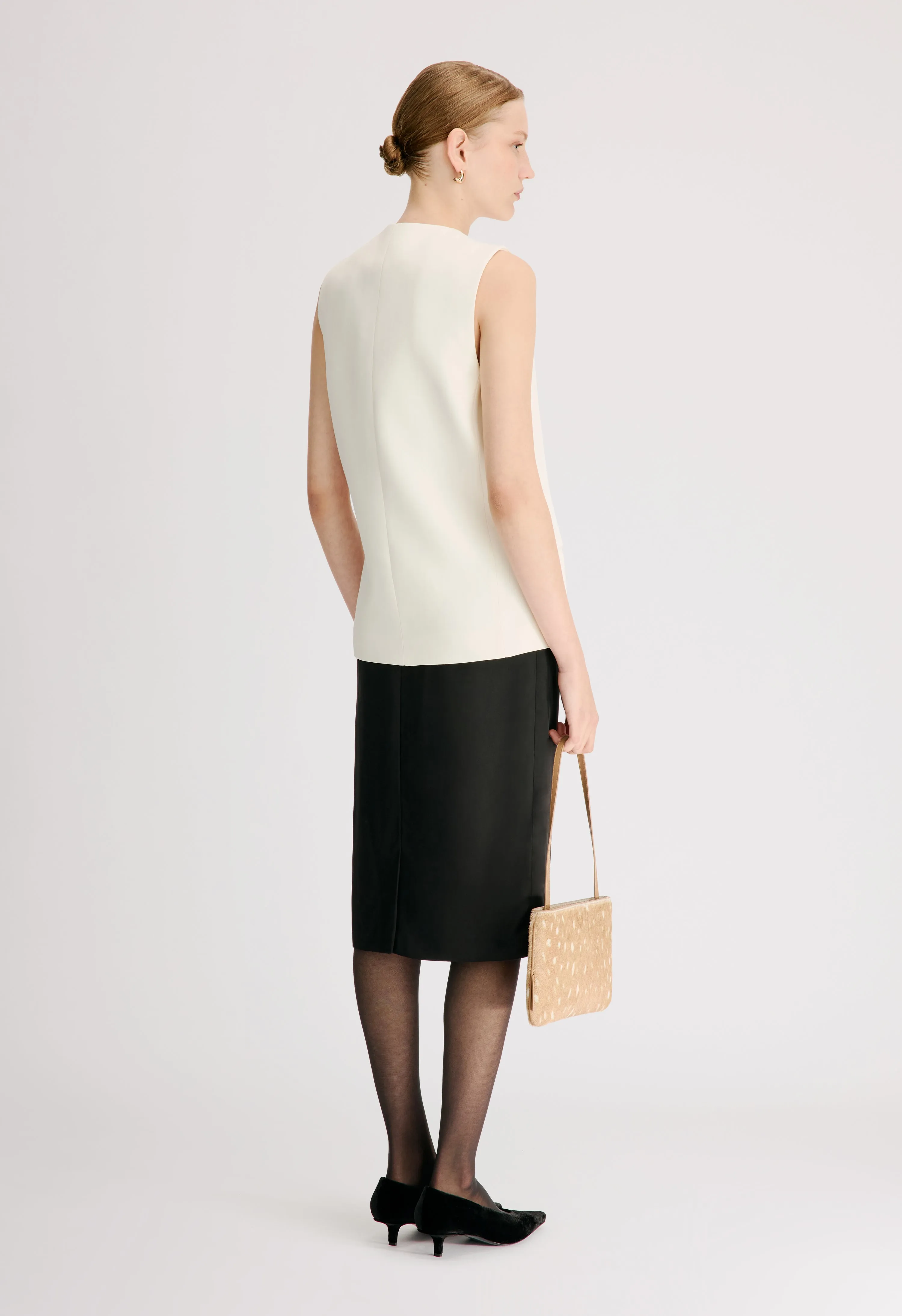 JANE Buttoned waistcoat sold by Loulou De Saison product image thumbnail 5