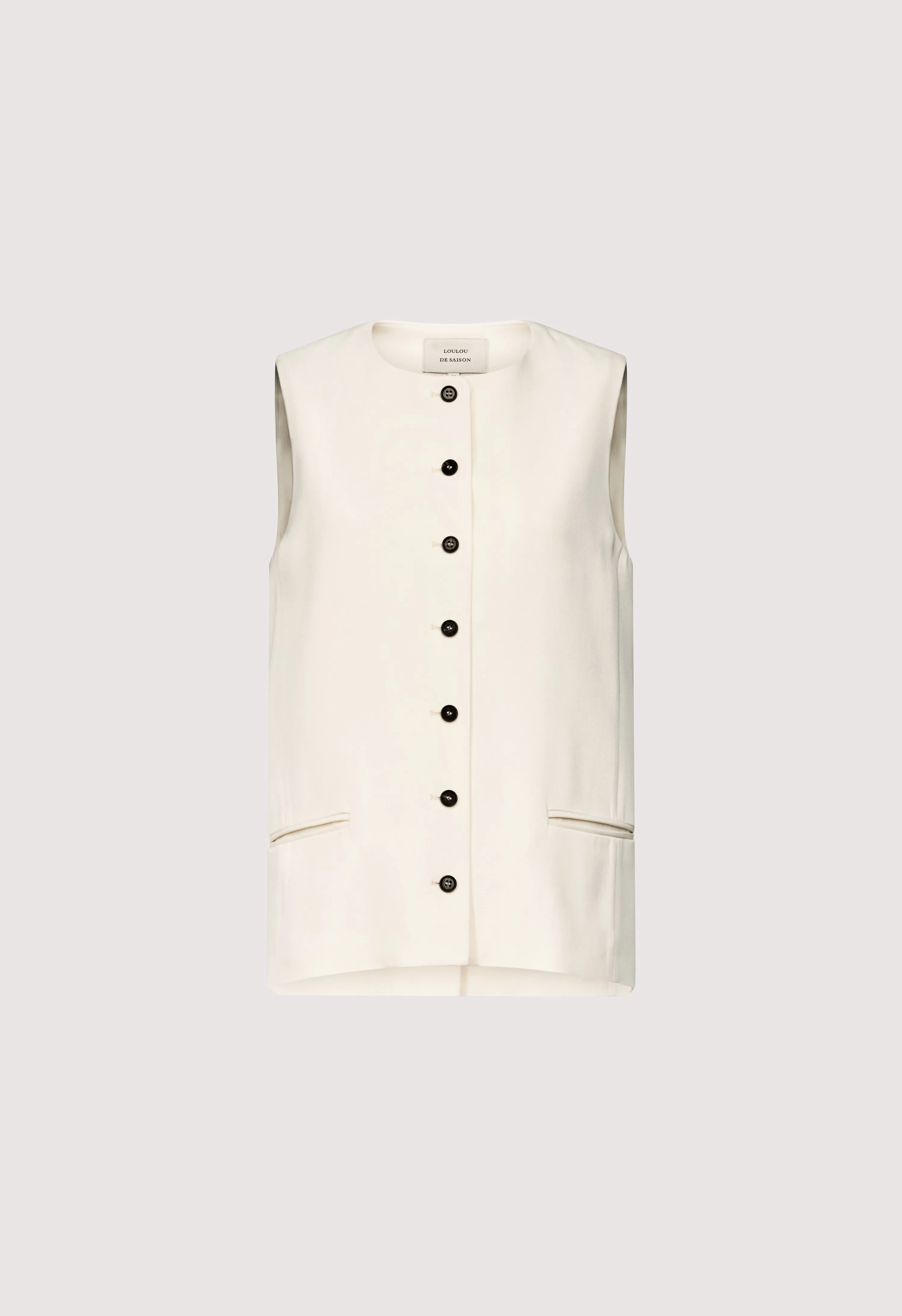 JANE Buttoned waistcoat sold by Loulou De Saison product image thumbnail 2