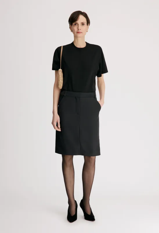 ELSIE Straight skirt made by Loulou De Saison