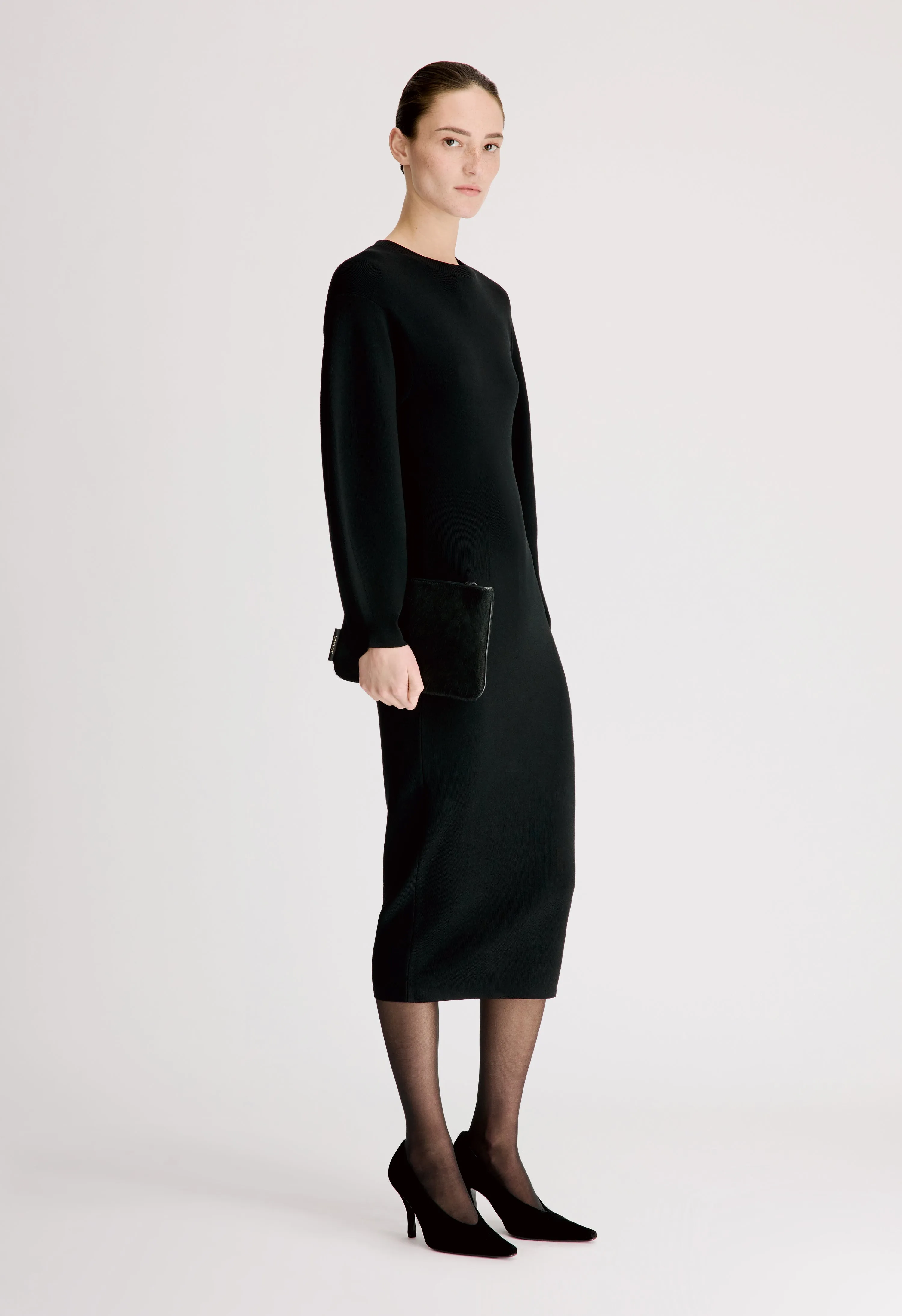 ELENA Knitted body con dress sold by Loulou De Saison product image thumbnail 3