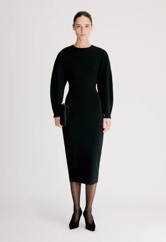 ELENA Knitted body con dress made by Loulou De Saison