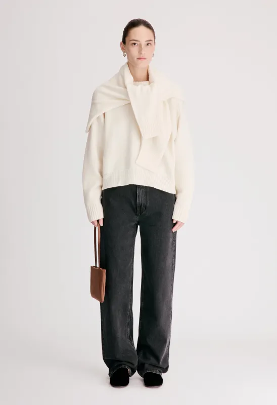 BREHA Wool cashmere blend sweater made by Loulou De Saison