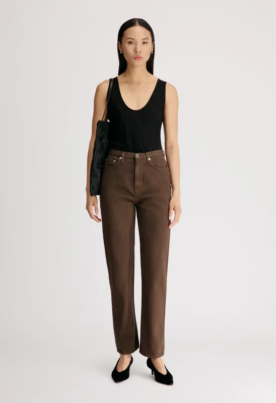 JUDE LDS Straight leg jeans made by Loulou De Saison