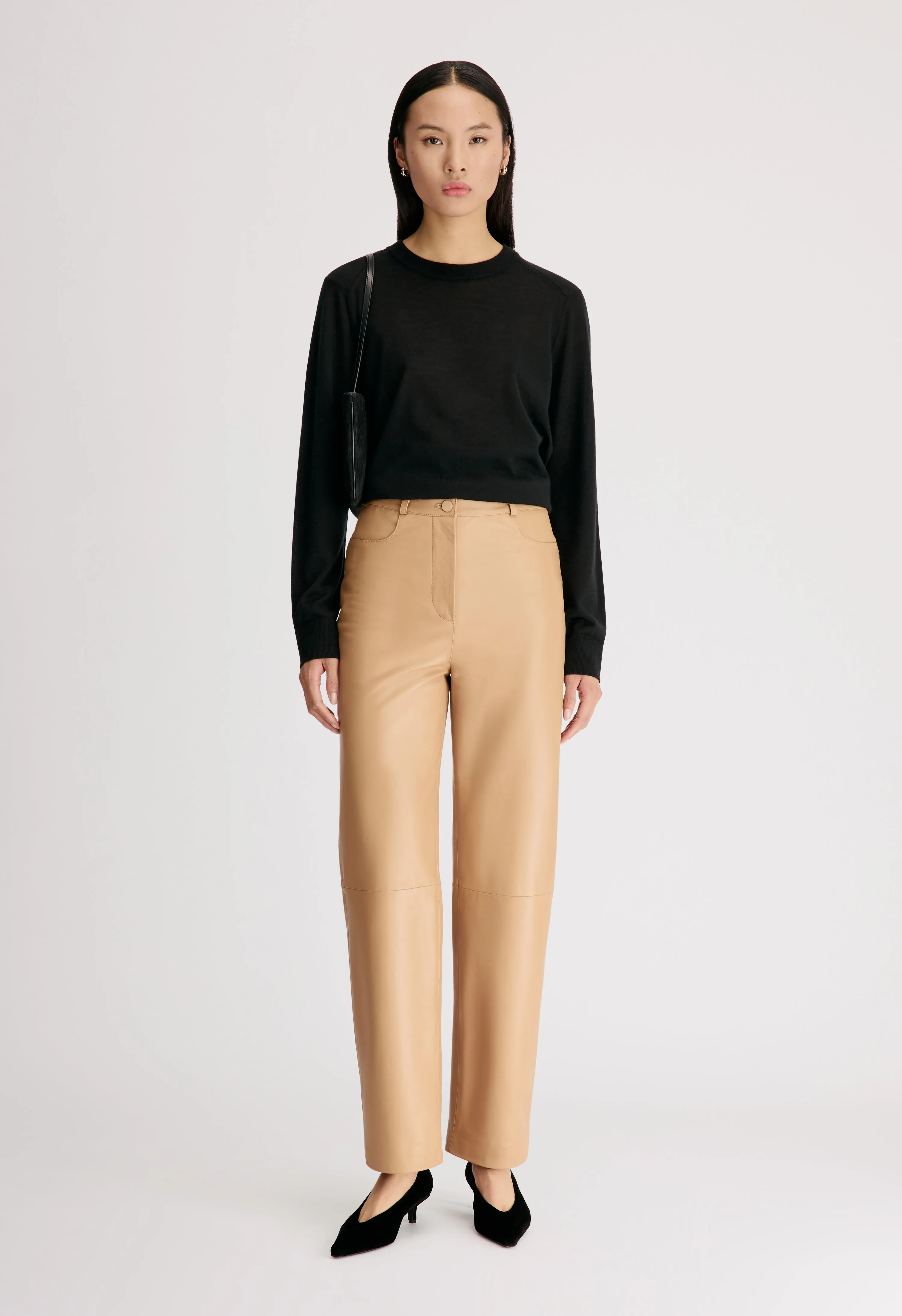 COBE LDS Leather trousers sold by Loulou De Saison