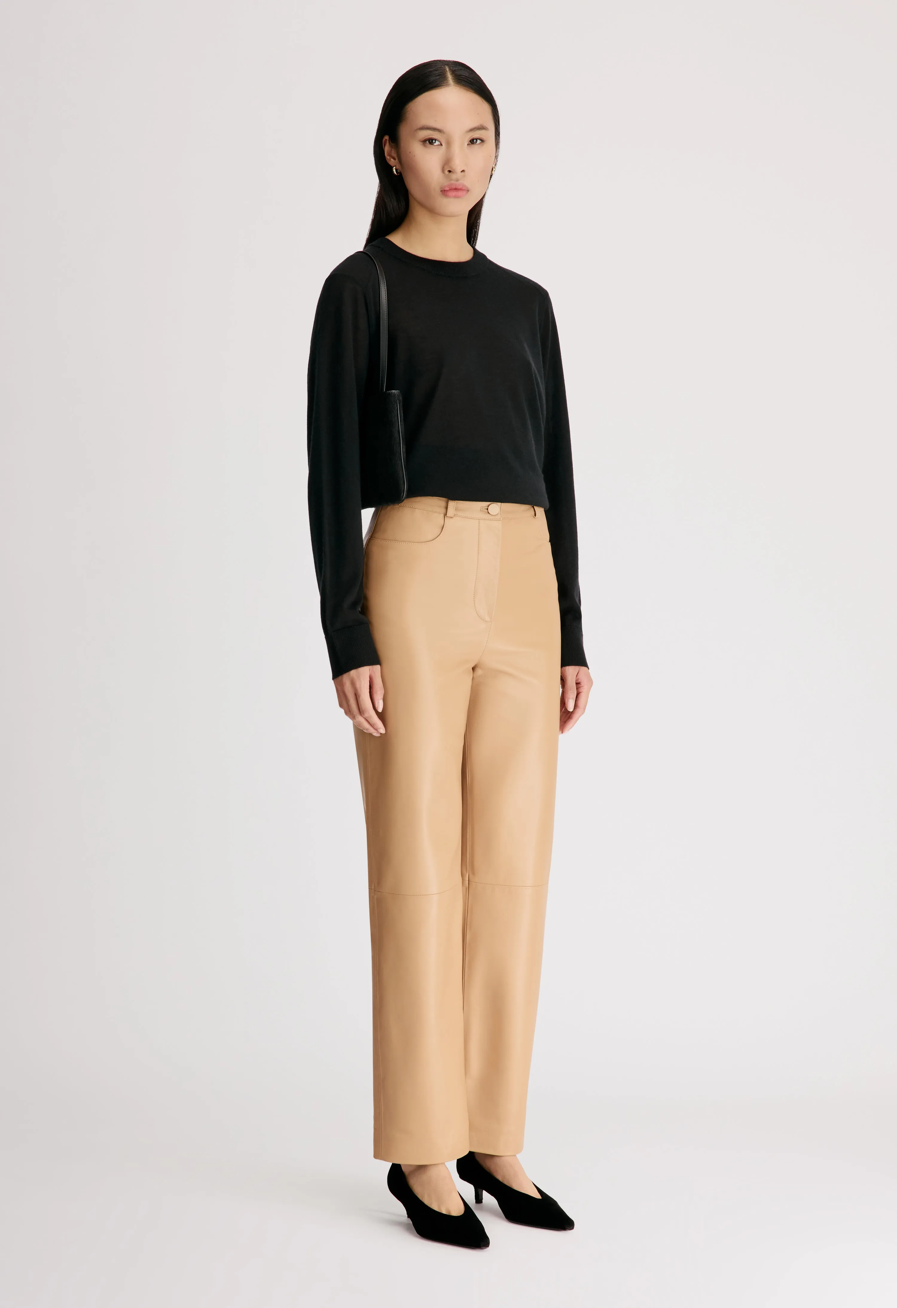 COBE LDS Leather trousers sold by Loulou De Saison product image thumbnail 3
