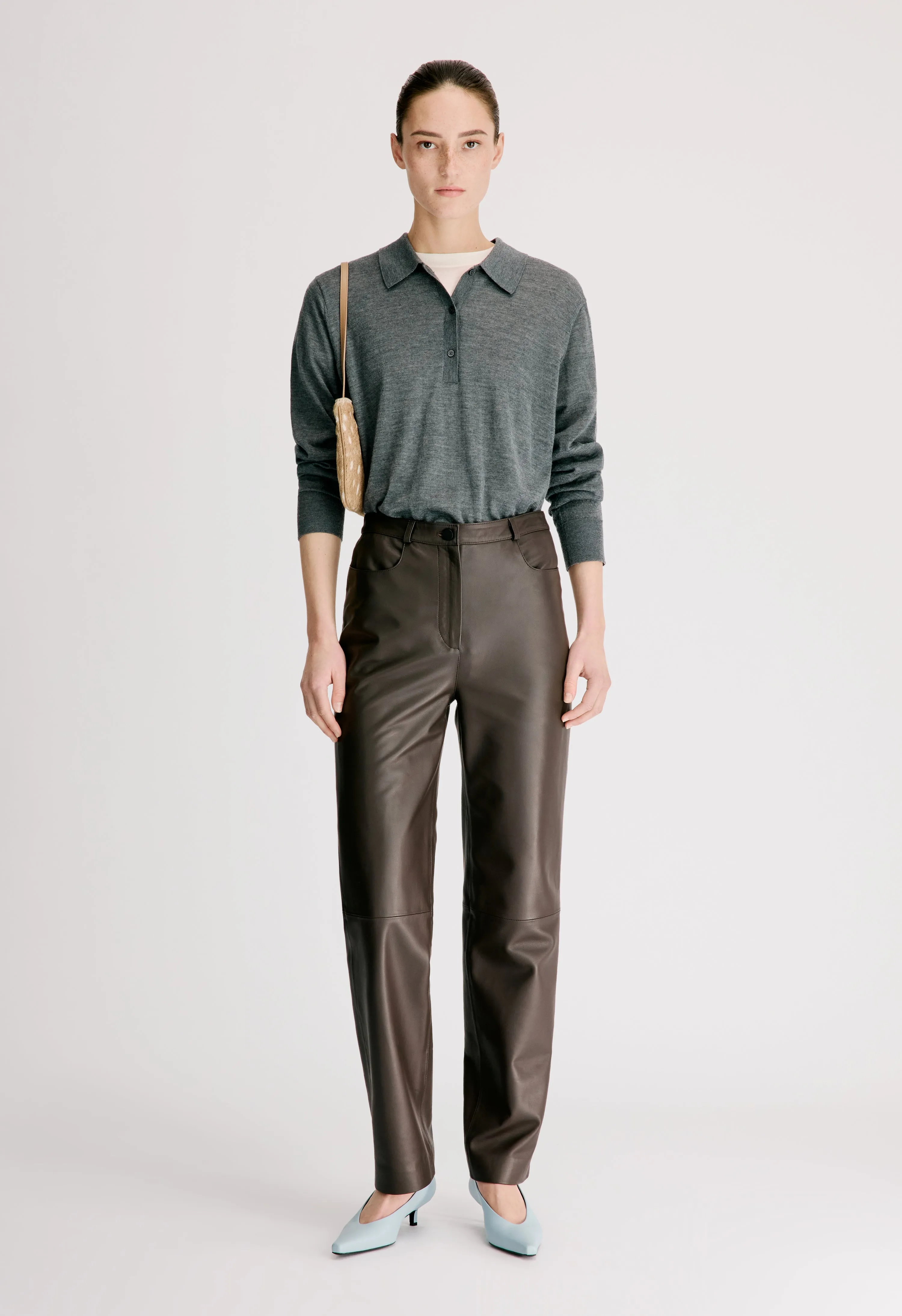COBE LDS Leather trousers sold by Loulou De Saison