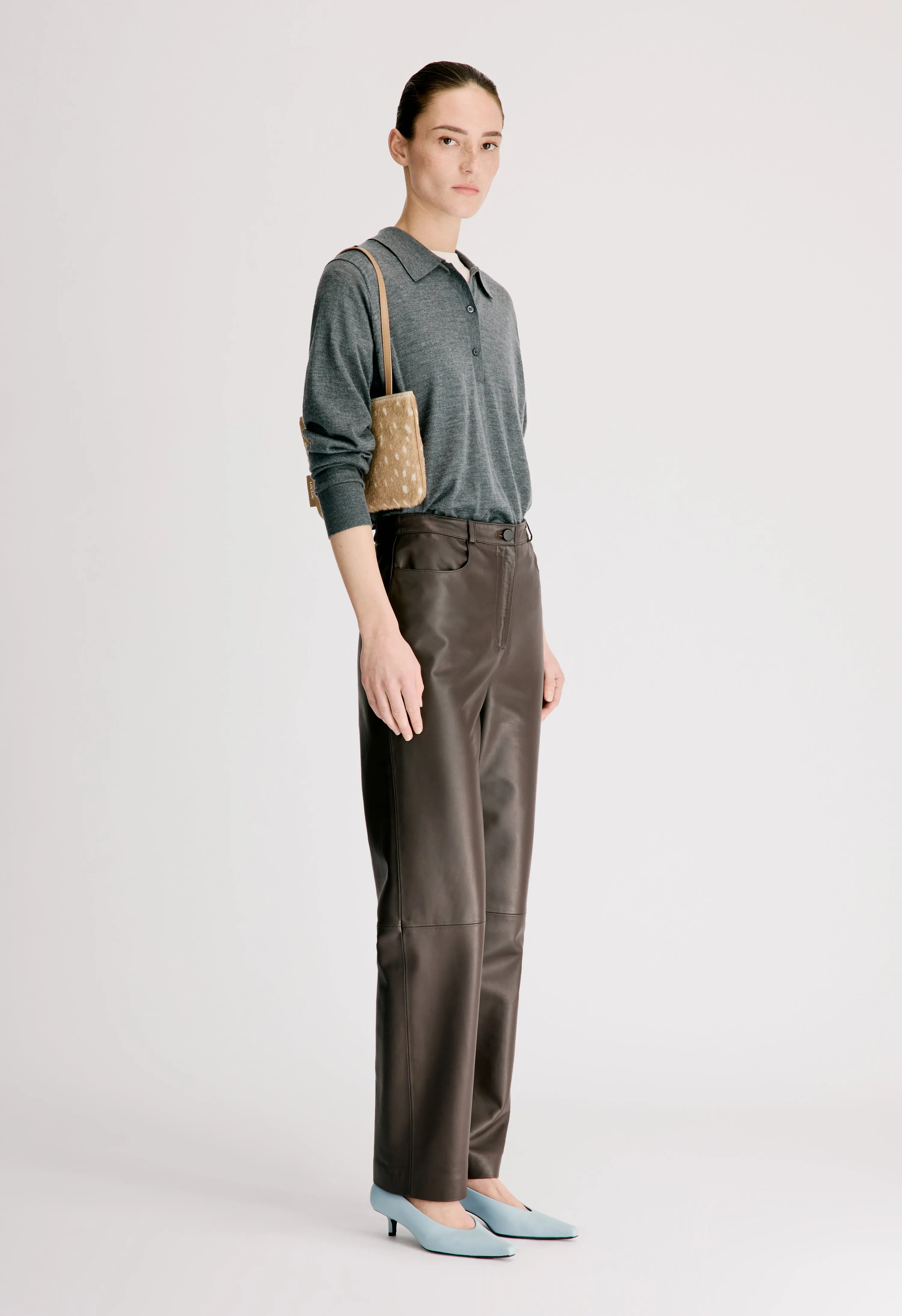 COBE LDS Leather trousers sold by Loulou De Saison product image thumbnail 3