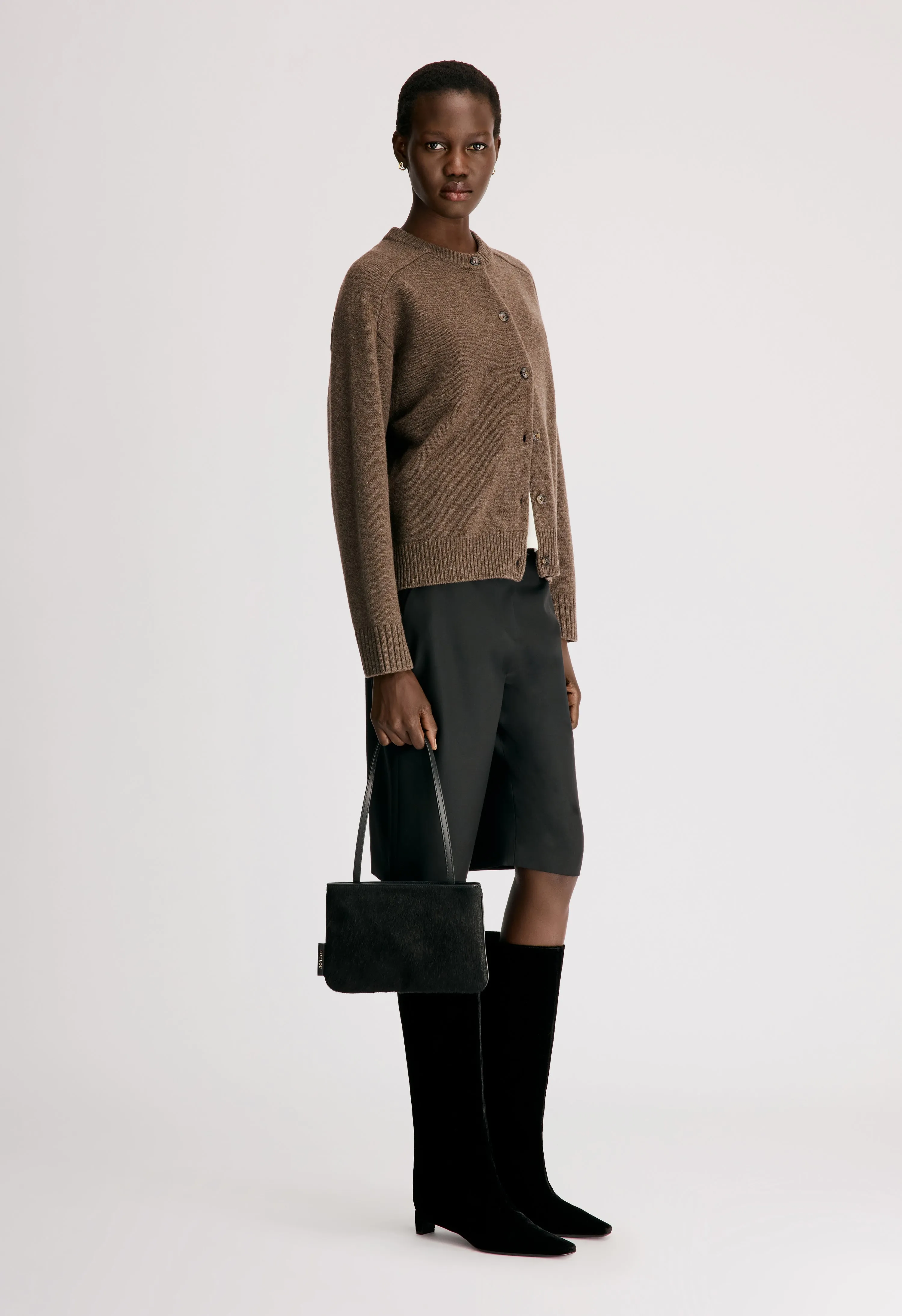 AIDAR LDS Wool cashmere blend cardigan sold by Loulou De Saison product image thumbnail 3