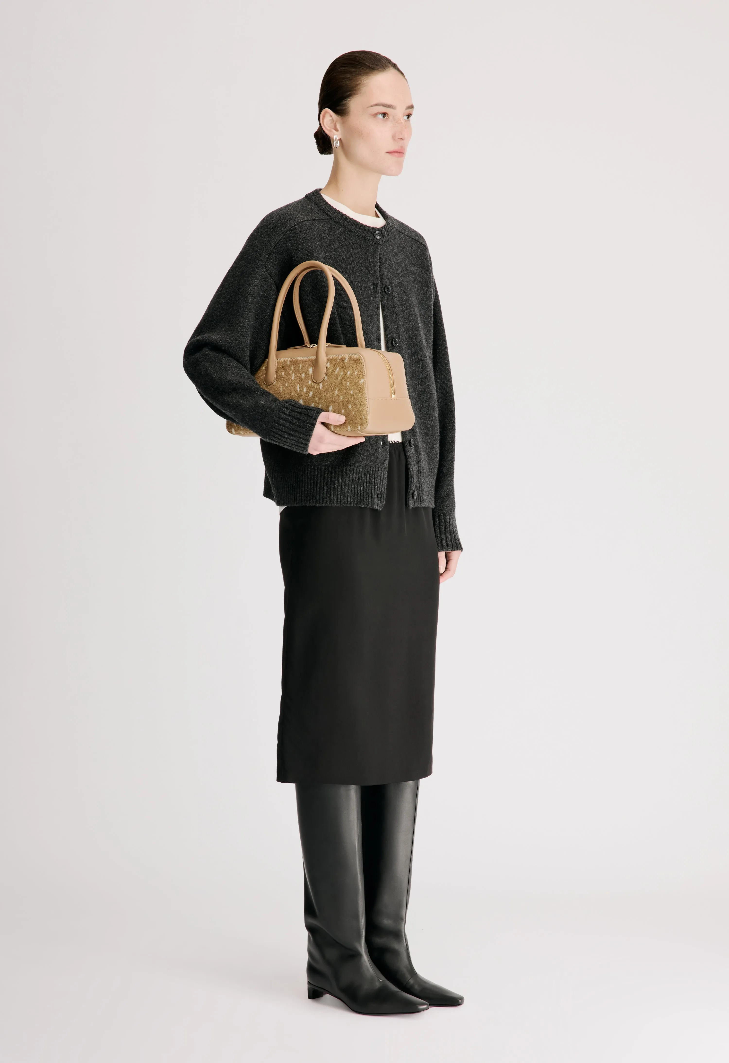 AIDAR LDS Wool cashmere blend cardigan sold by Loulou De Saison product image thumbnail 3