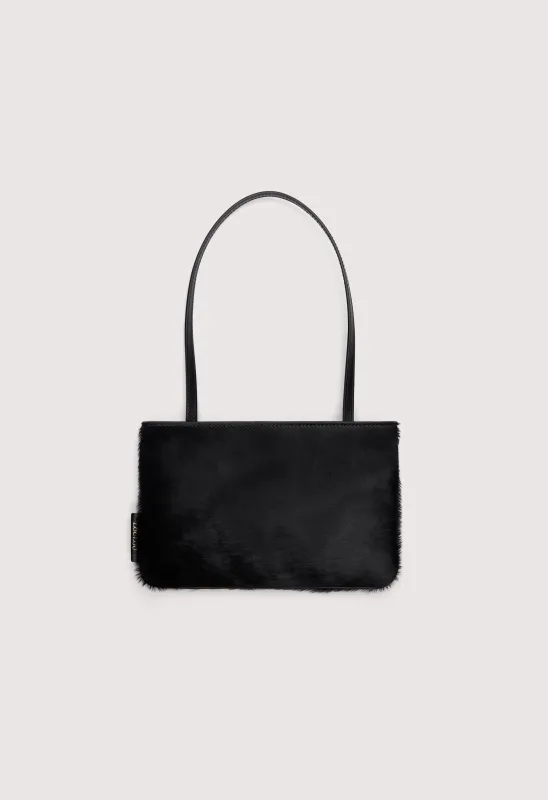 ROBYN Small pony-effect baguette bag made by Loulou De Saison
