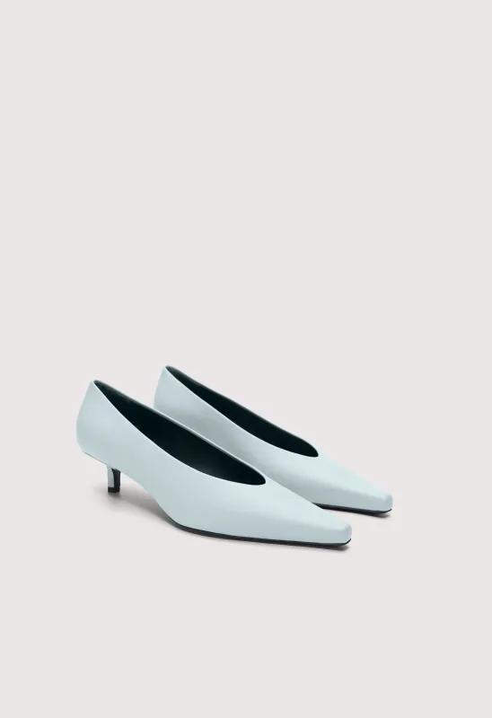 ALANI Calf leather kitten heels made by Loulou De Saison