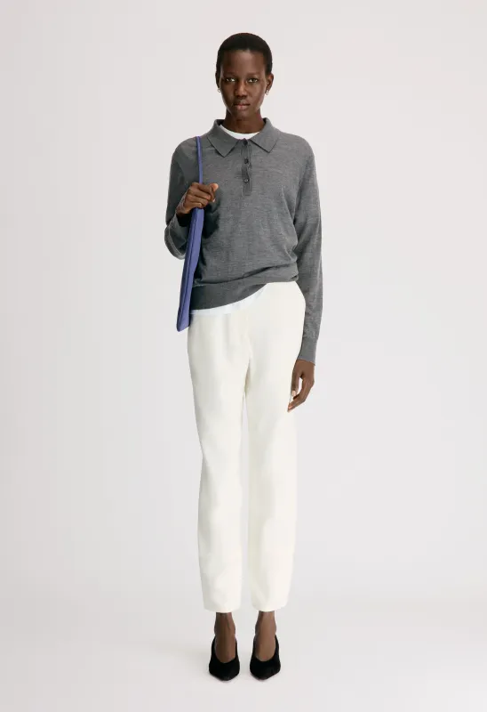 MAHONEY LDS Straight leg trousers made by Loulou De Saison