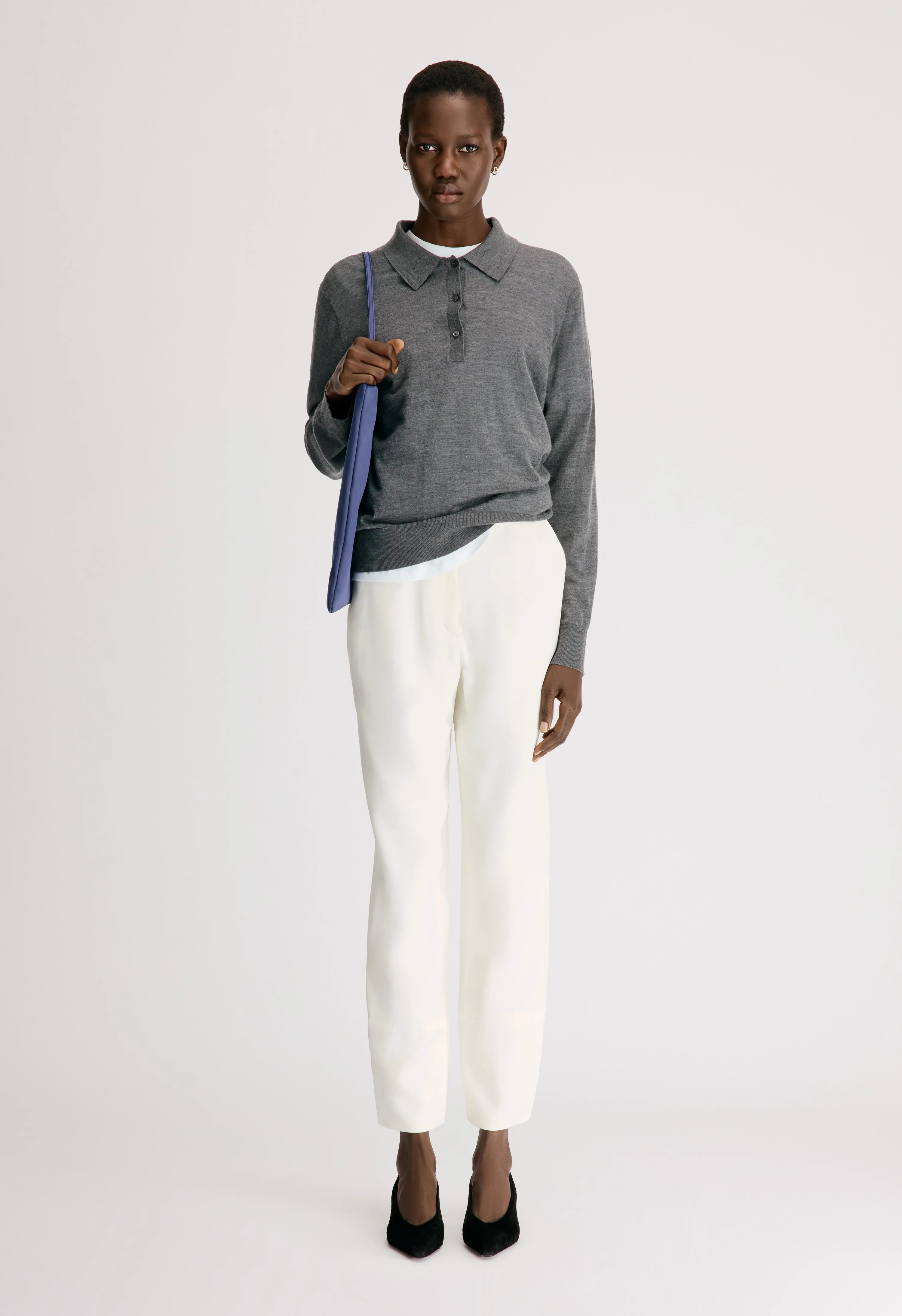 MAHONEY LDS Straight leg trousers sold by Loulou De Saison