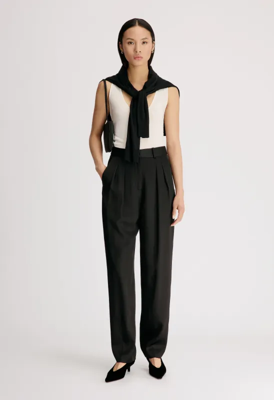 ALIO LDS Pleated trousers made by Loulou De Saison