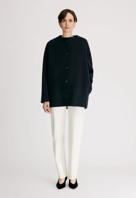 DUNNE LDS Oval-shaped short coat made by Loulou De Saison