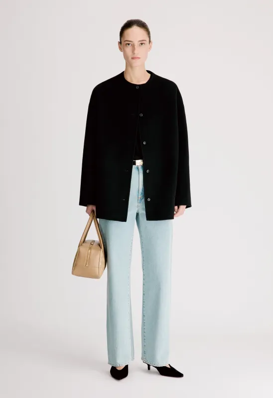 DUNNE LDS Oval-shaped short coat made by Loulou De Saison