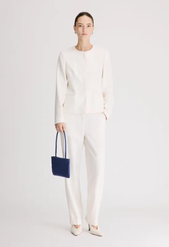 EMA Collarless darted jacket made by Loulou De Saison