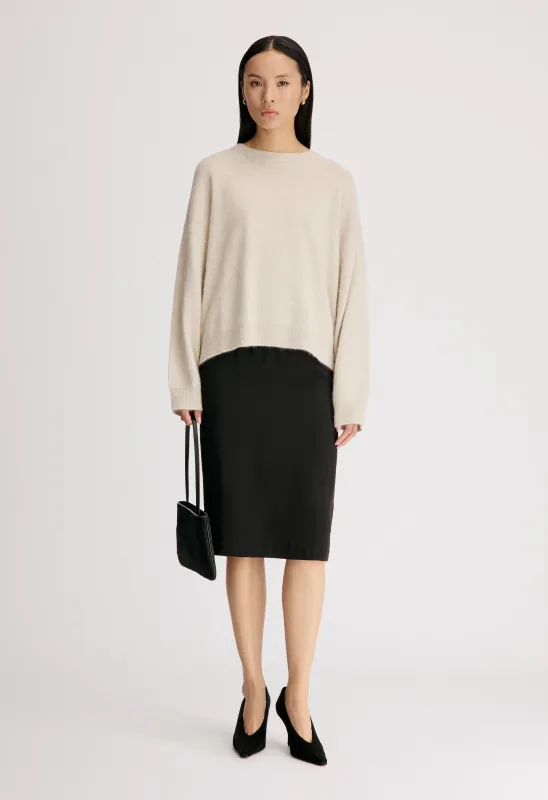 TRISTAN LDS Yak blend sweater made by Loulou De Saison