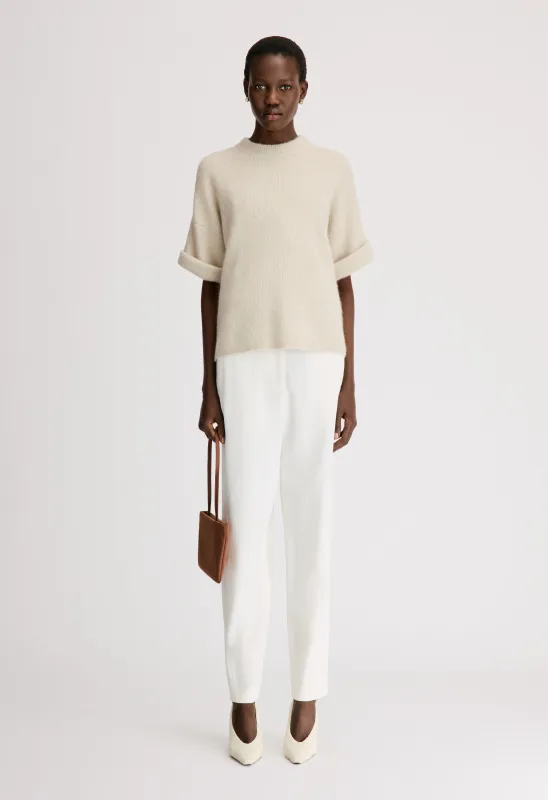 TAMIA Short-sleeve yak blend top made by Loulou De Saison