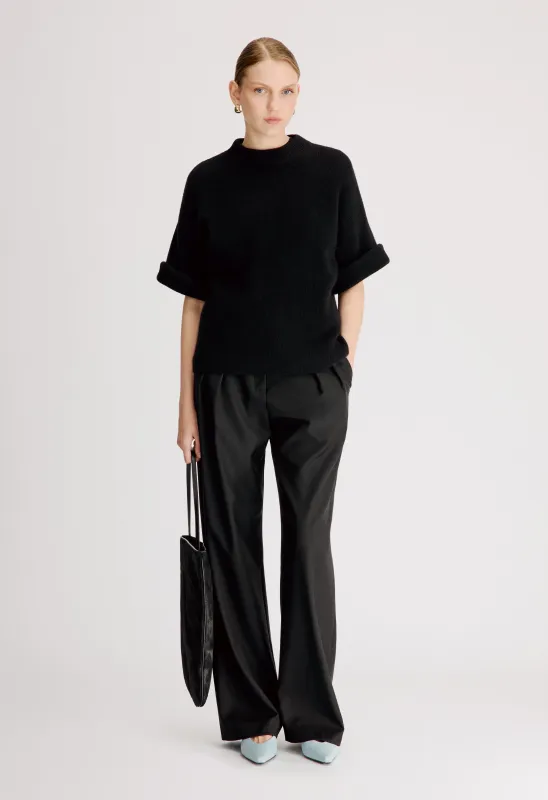 TAMIA Short-sleeve yak blend top made by Loulou De Saison
