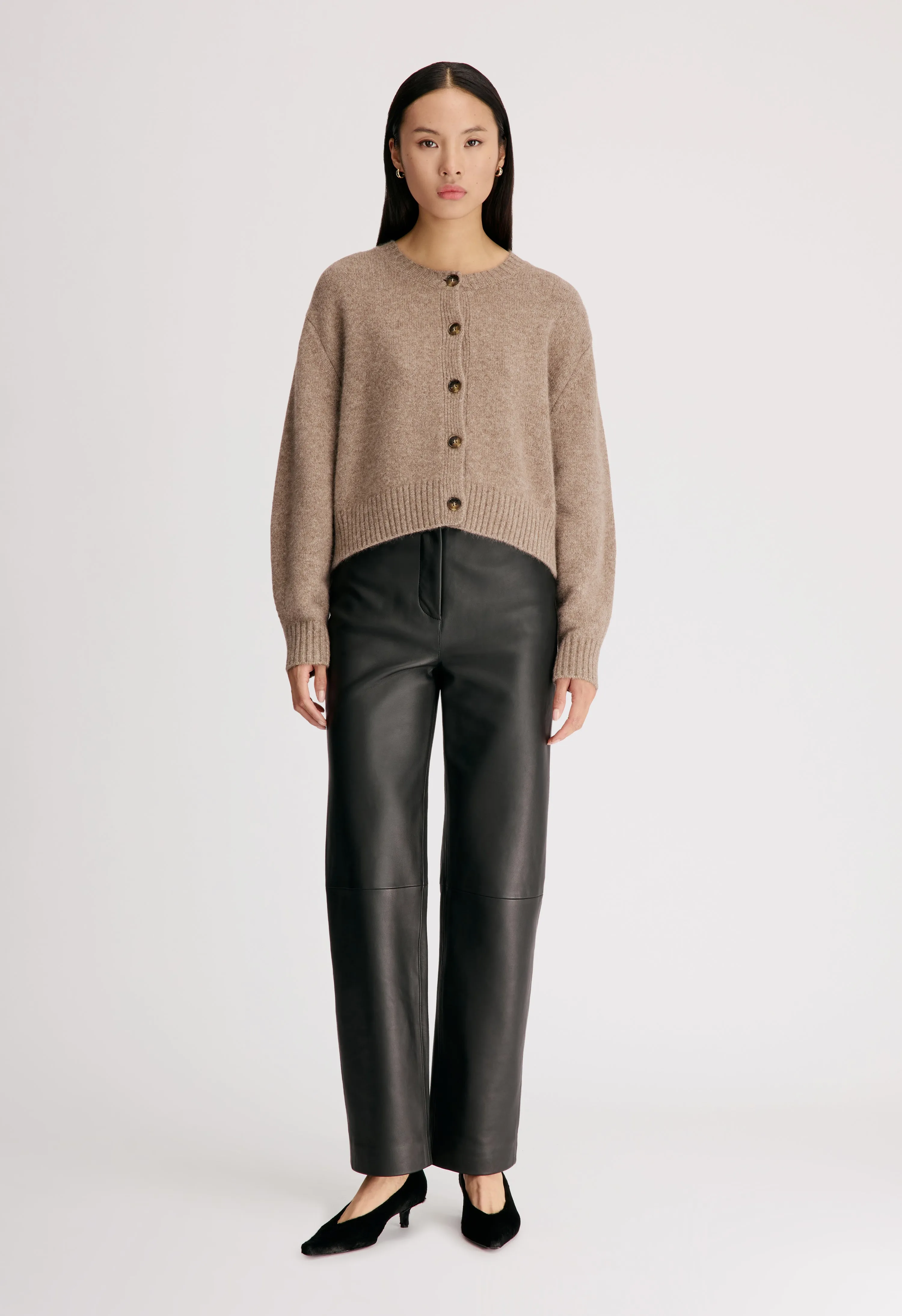 REMUS Yak blend cardigan sold by Loulou De Saison
