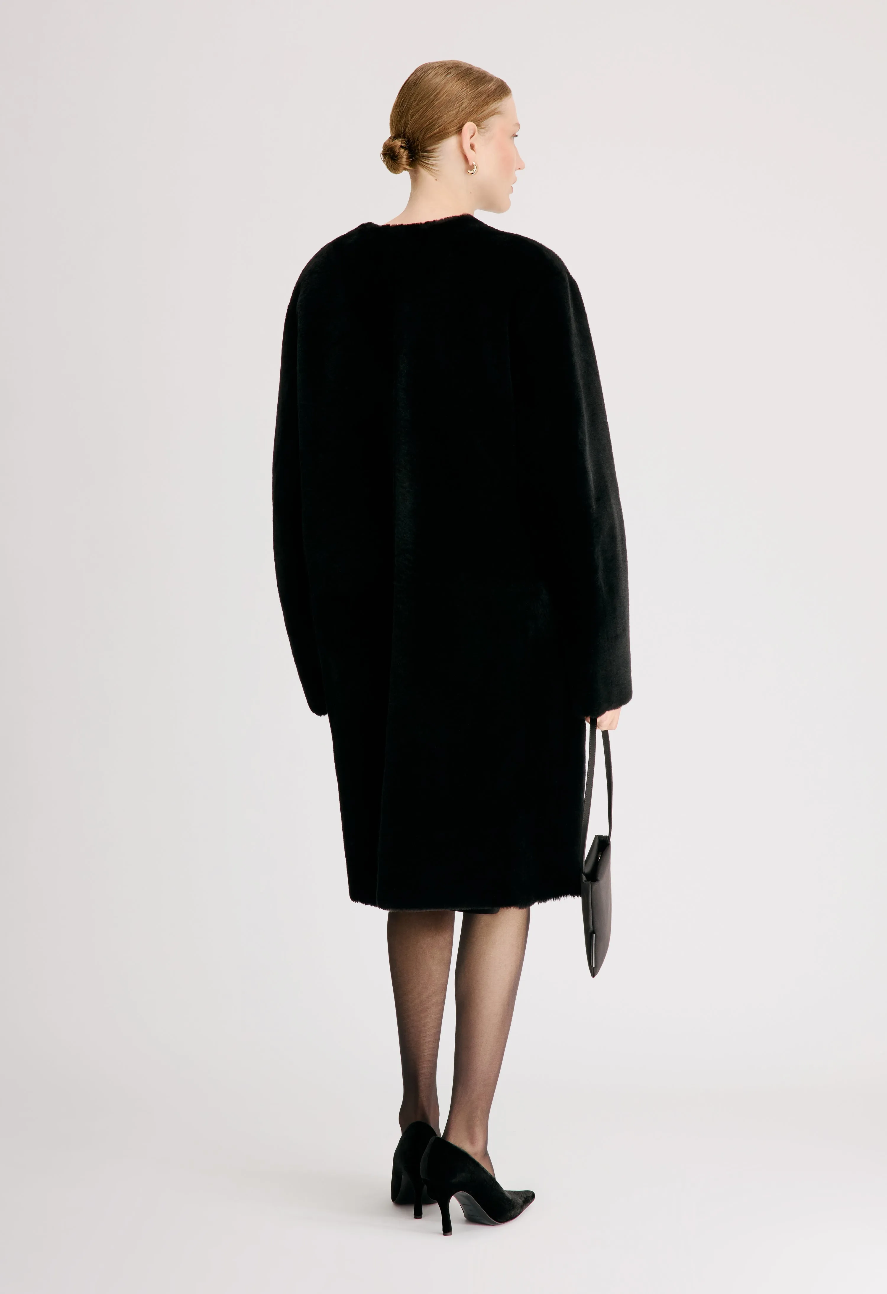 ELBA Reversible merino shearling coat sold by Loulou De Saison product image thumbnail 5