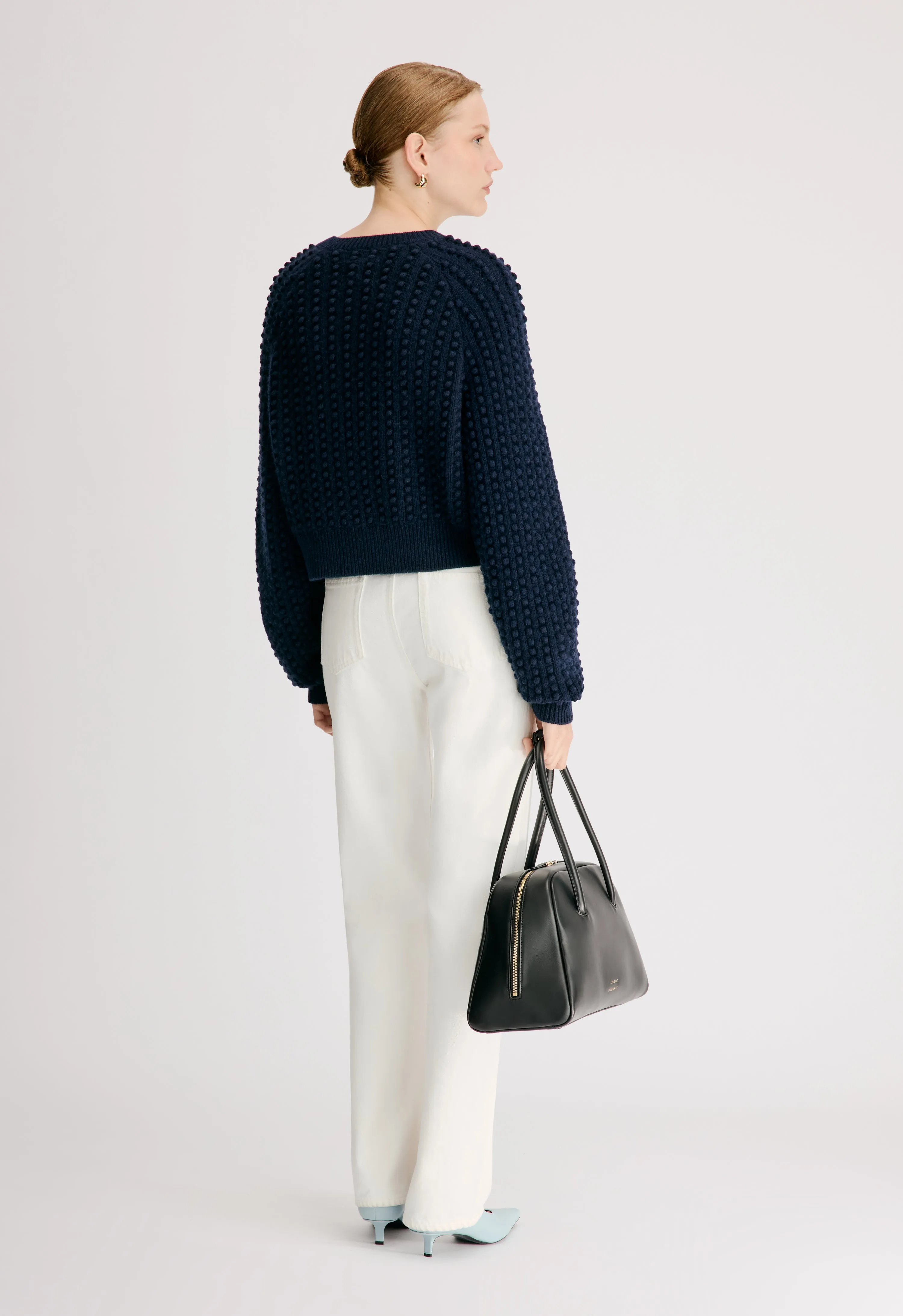 EDIE Bubble stitch cardigan sold by Loulou De Saison product image thumbnail 5