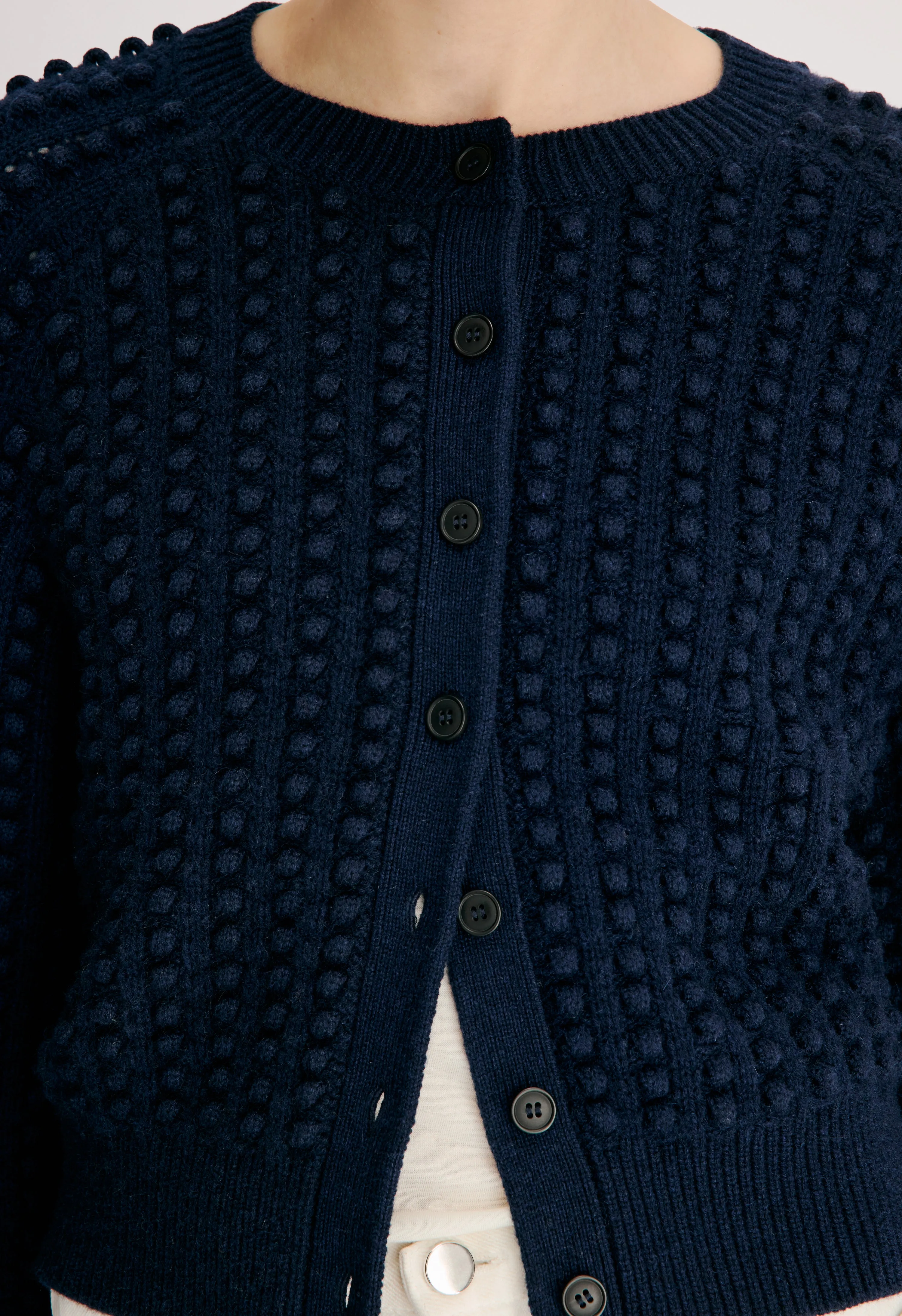 EDIE Bubble stitch cardigan sold by Loulou De Saison product image thumbnail 4