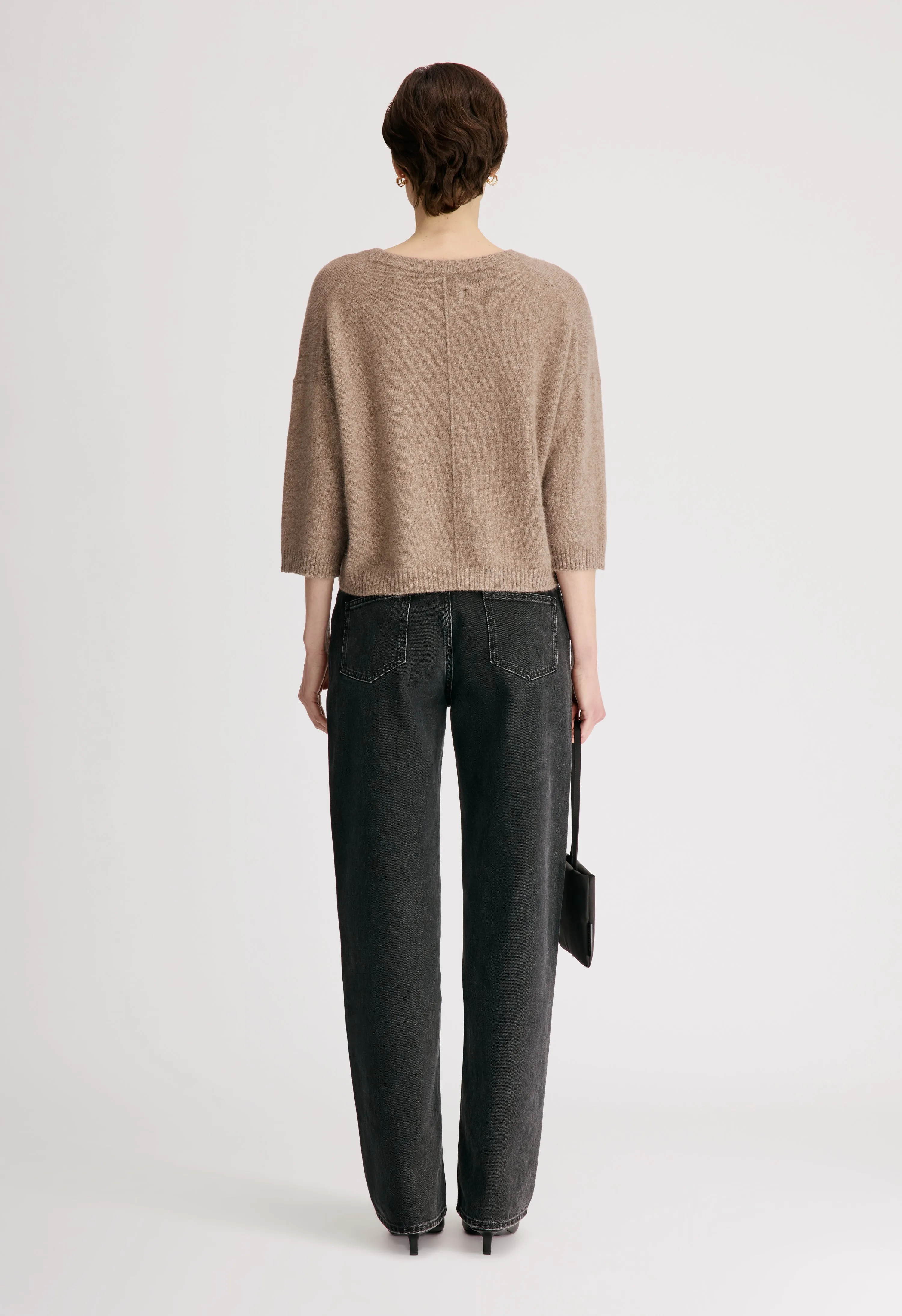 AZALI 3/4 sleeves yak blend sweater sold by Loulou De Saison product image thumbnail 5