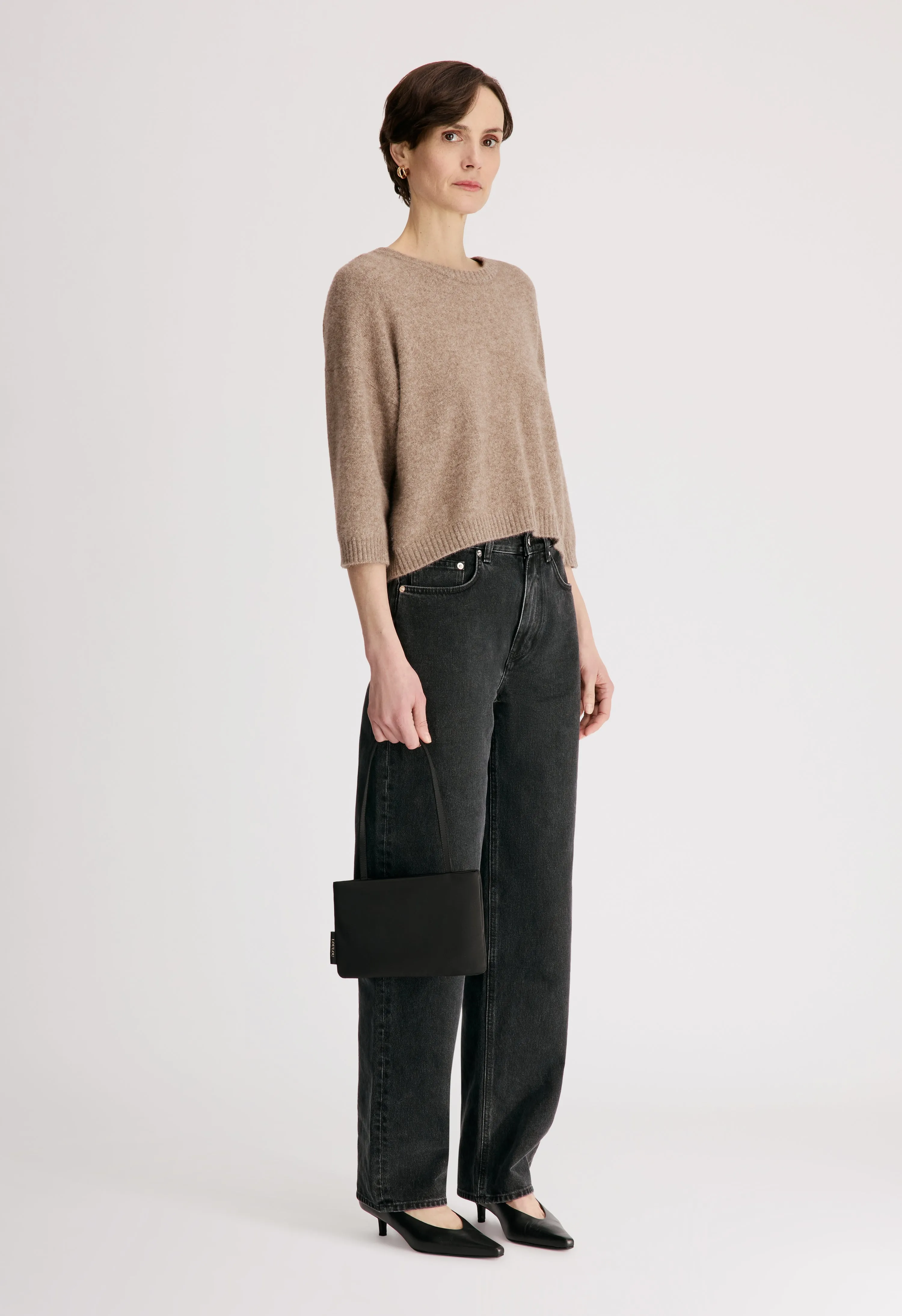 AZALI 3/4 sleeves yak blend sweater sold by Loulou De Saison product image thumbnail 3