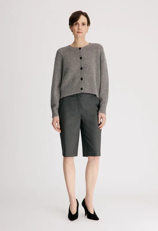 ROBI Virgin wool bermudas made by Loulou De Saison