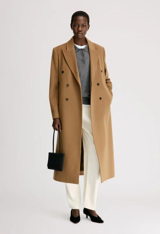 ROSCO LDS Double breasted long coat made by Loulou De Saison
